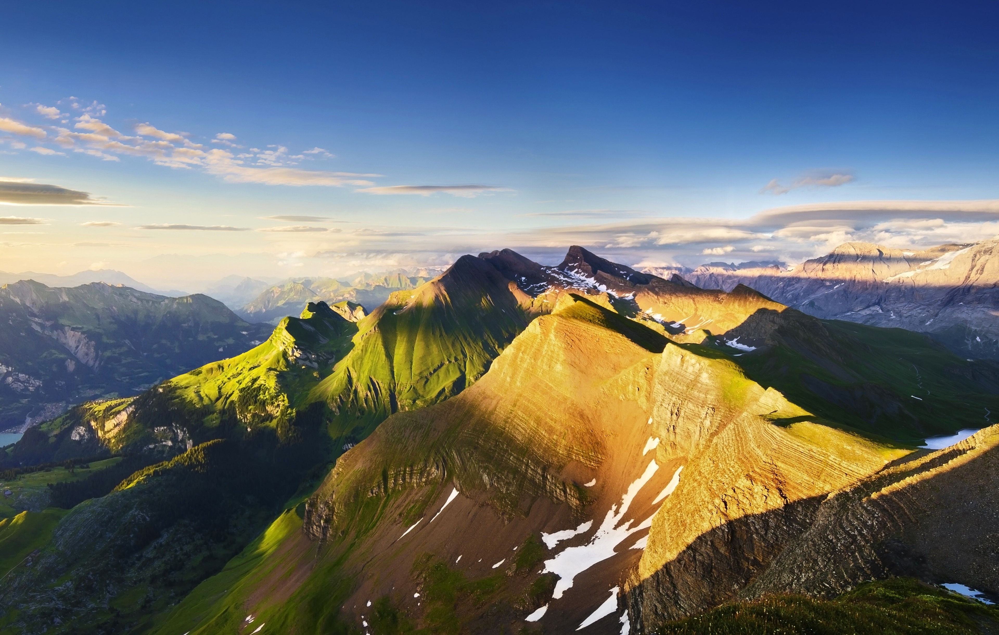 4K Alps Mountains Landscape HD Wallpaper