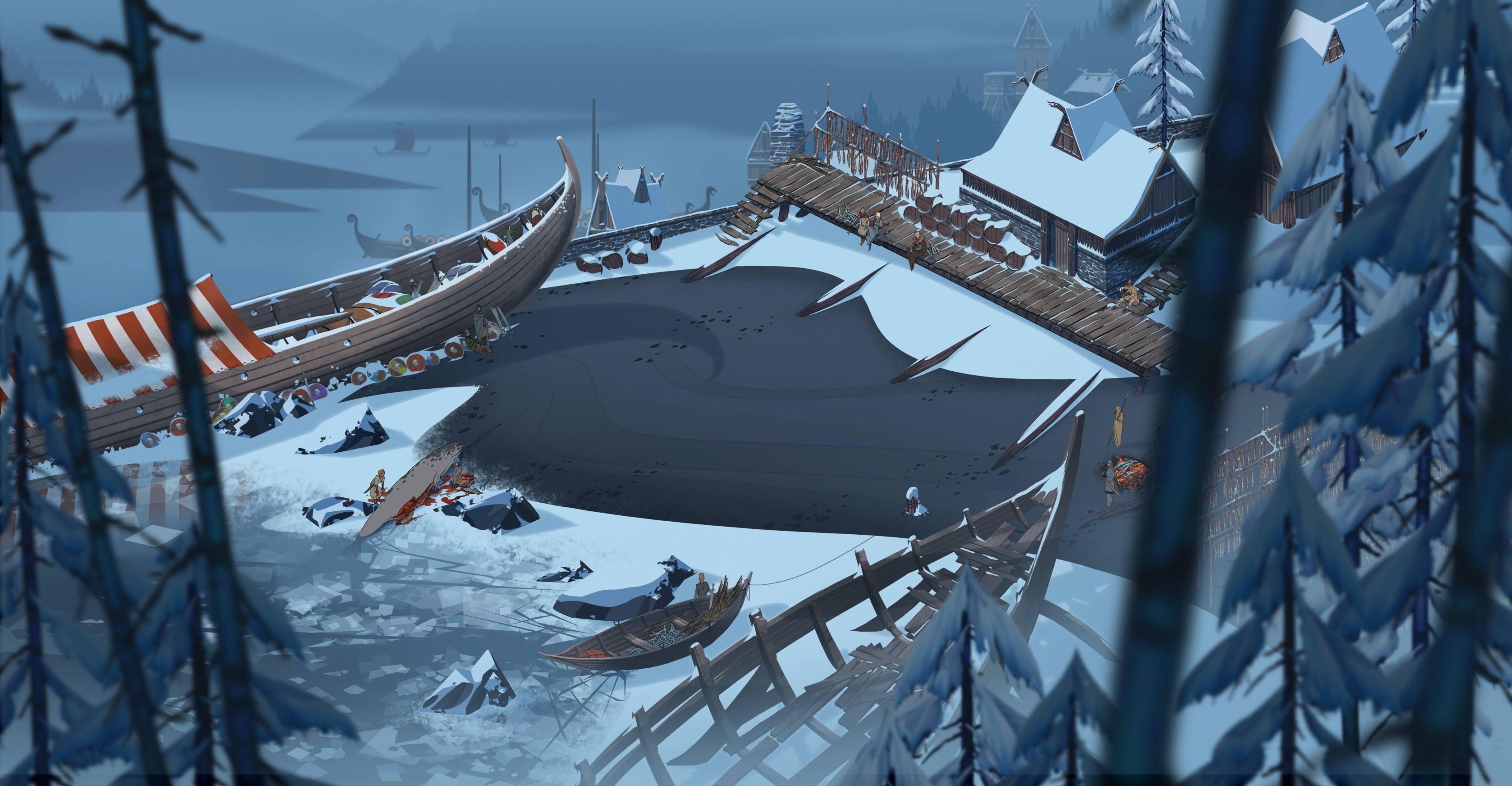 The Banner Saga 4K HD Wallpaper
