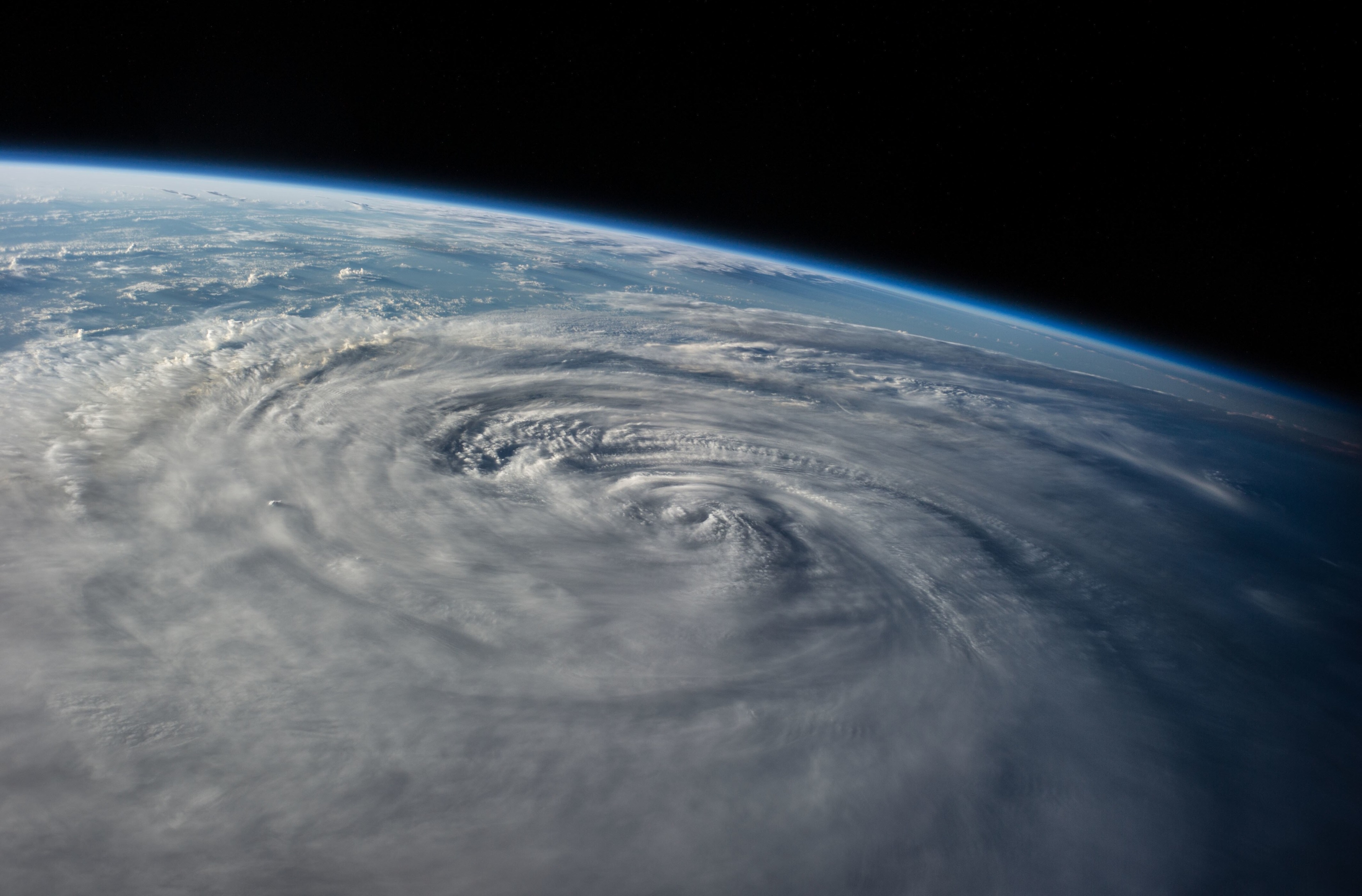 Hurricane from space HD Wallpaper