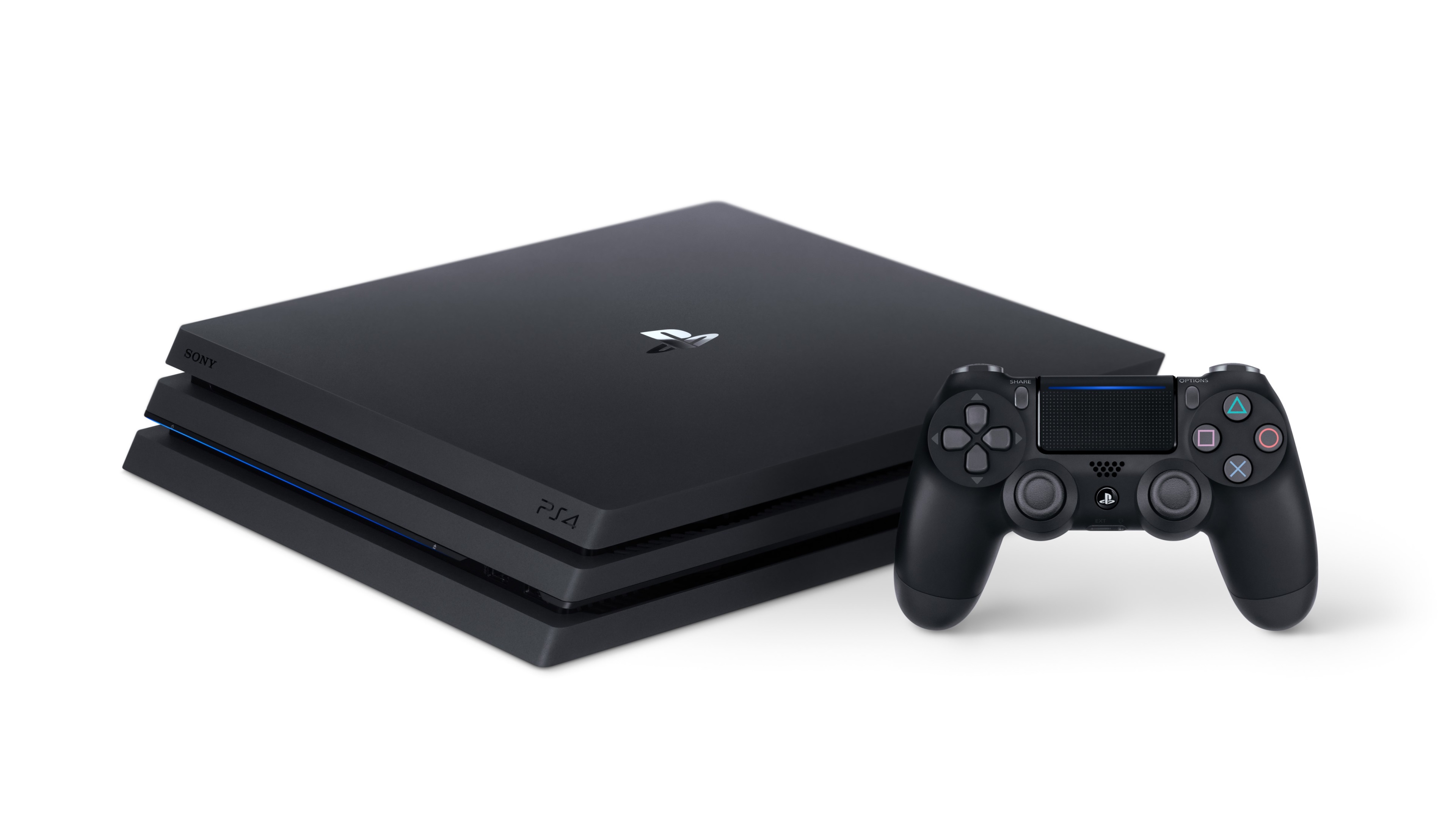 Playstation 4 Pro with DualShock 4 Controller HD Wallpaper