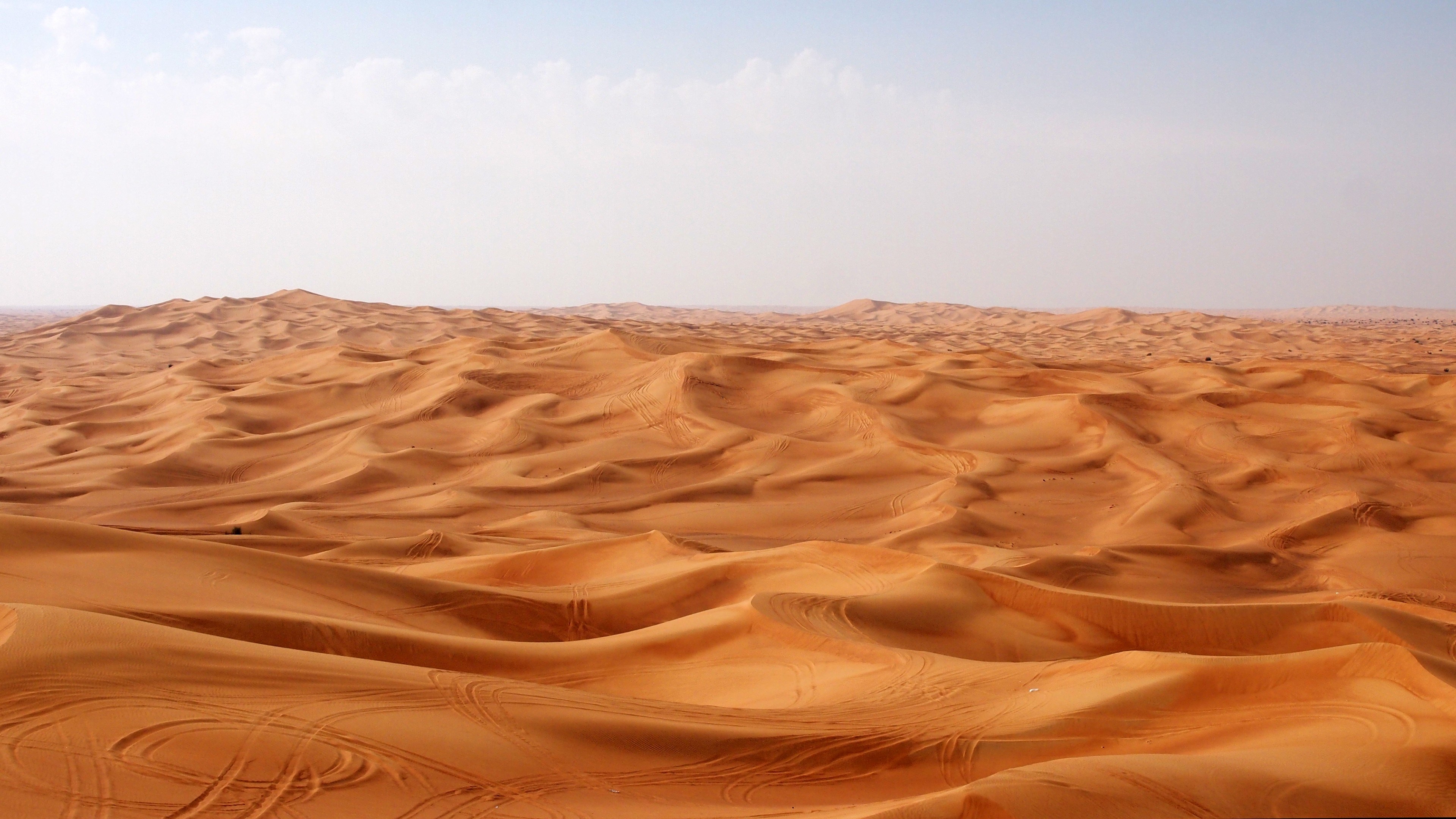 Desert dunes 4K HD Wallpaper