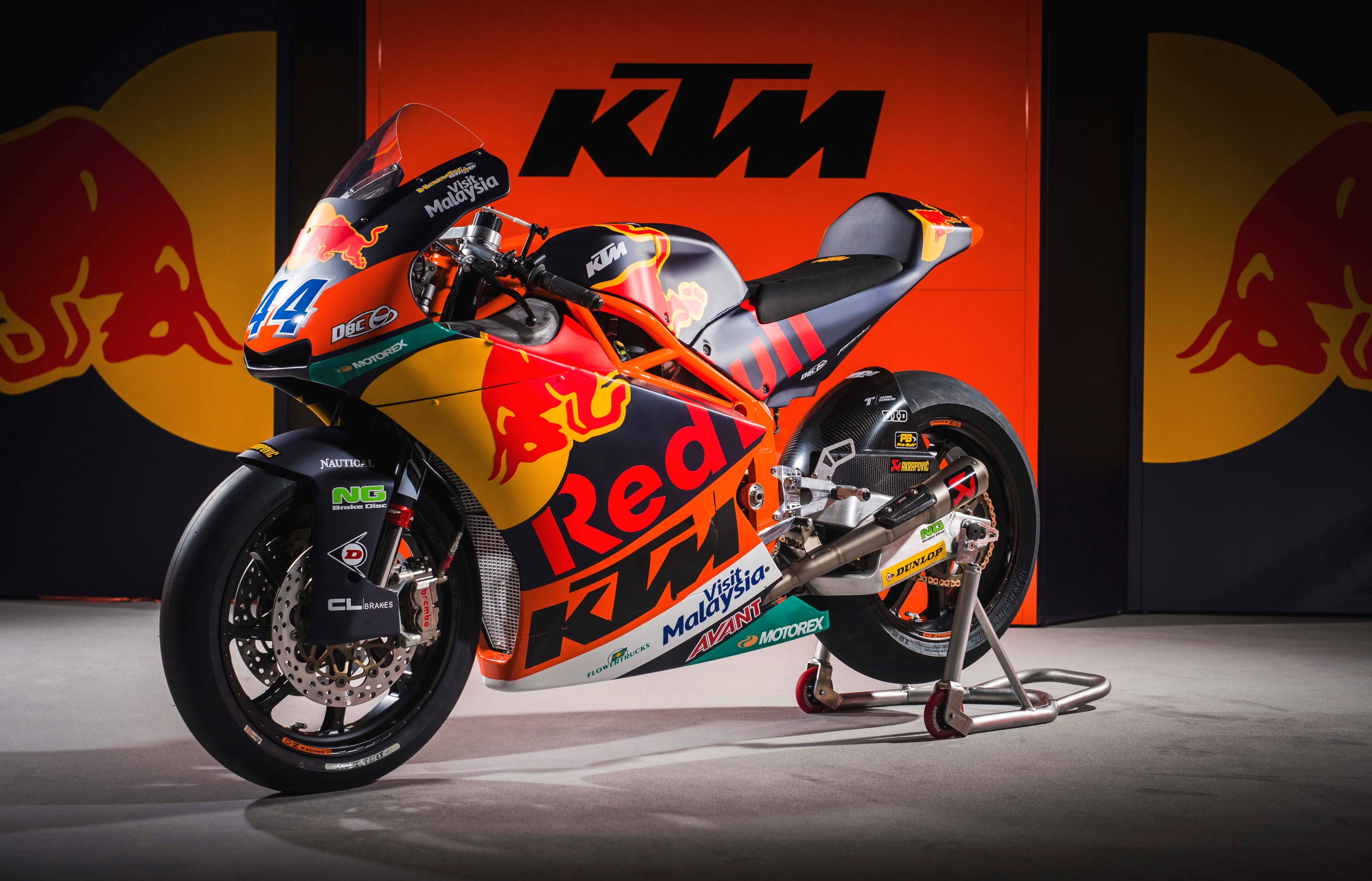 KTM Moto2 Motorcycle 4K HD Wallpaper