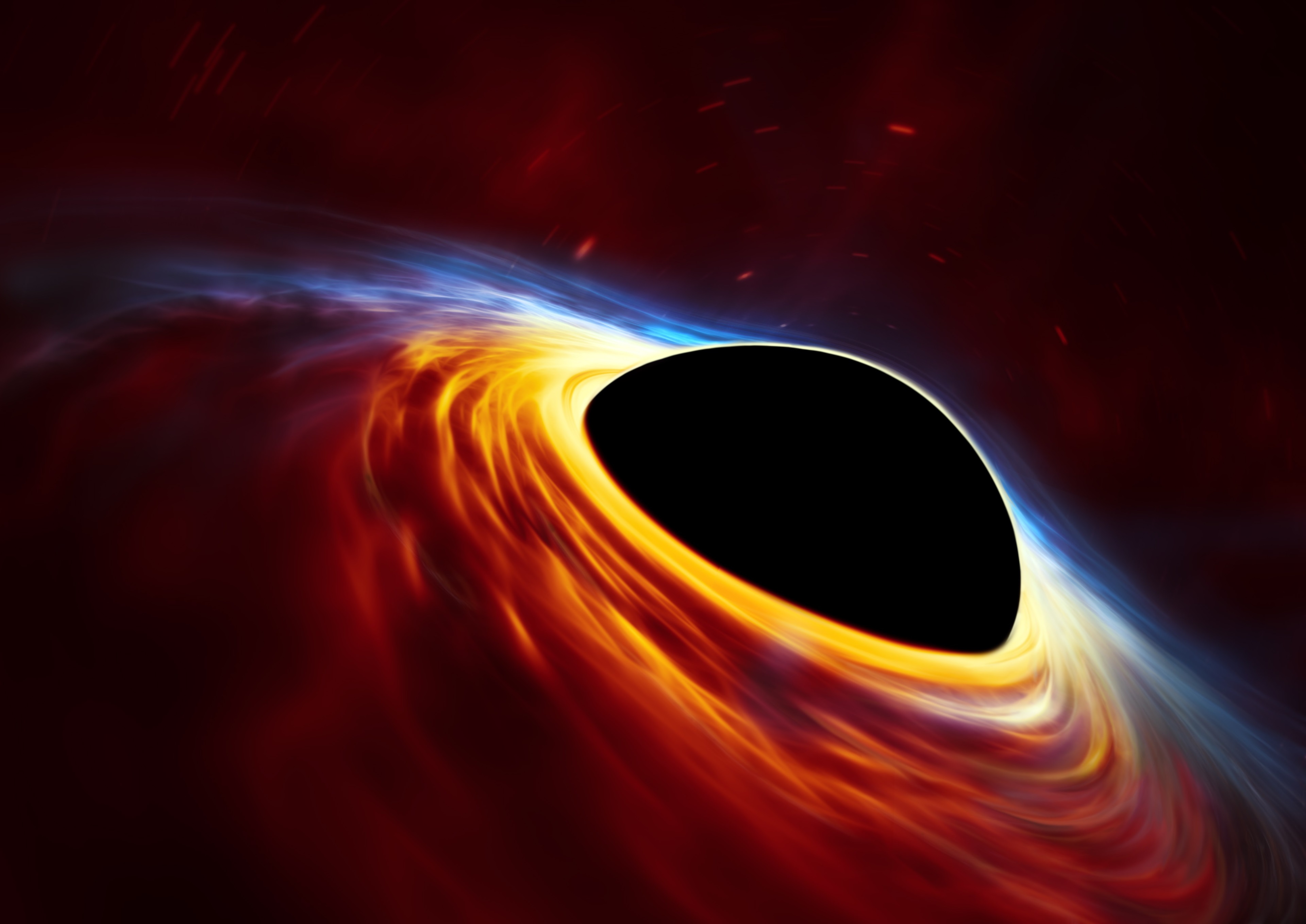 Supermassive black hole 4K HD Wallpaper