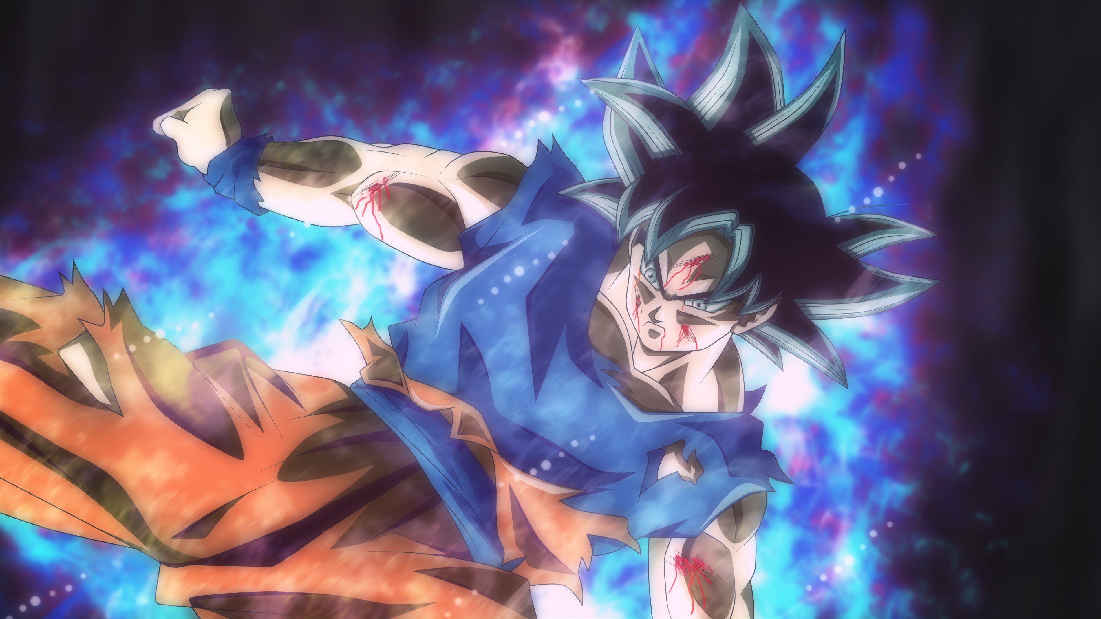 Goku from Dragon Ball Super in Ultra Instinct 4K HD Wallpaper