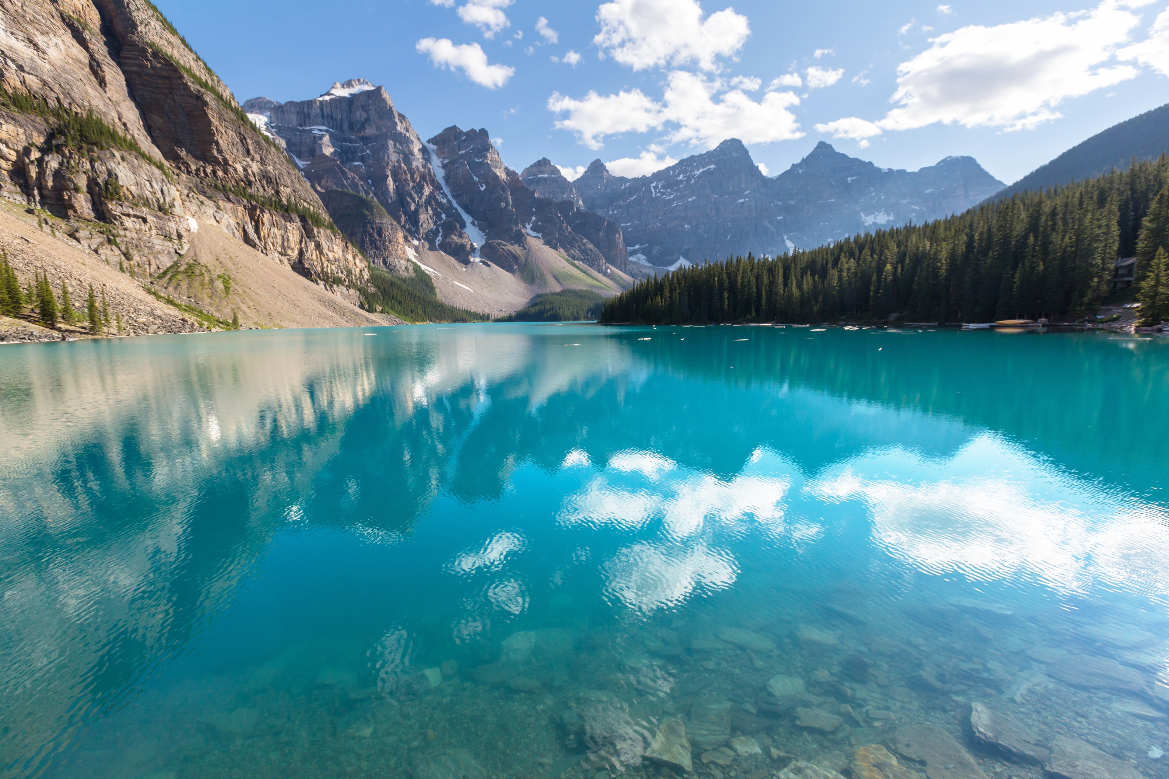 Moraine Lake 4K HD Wallpaper