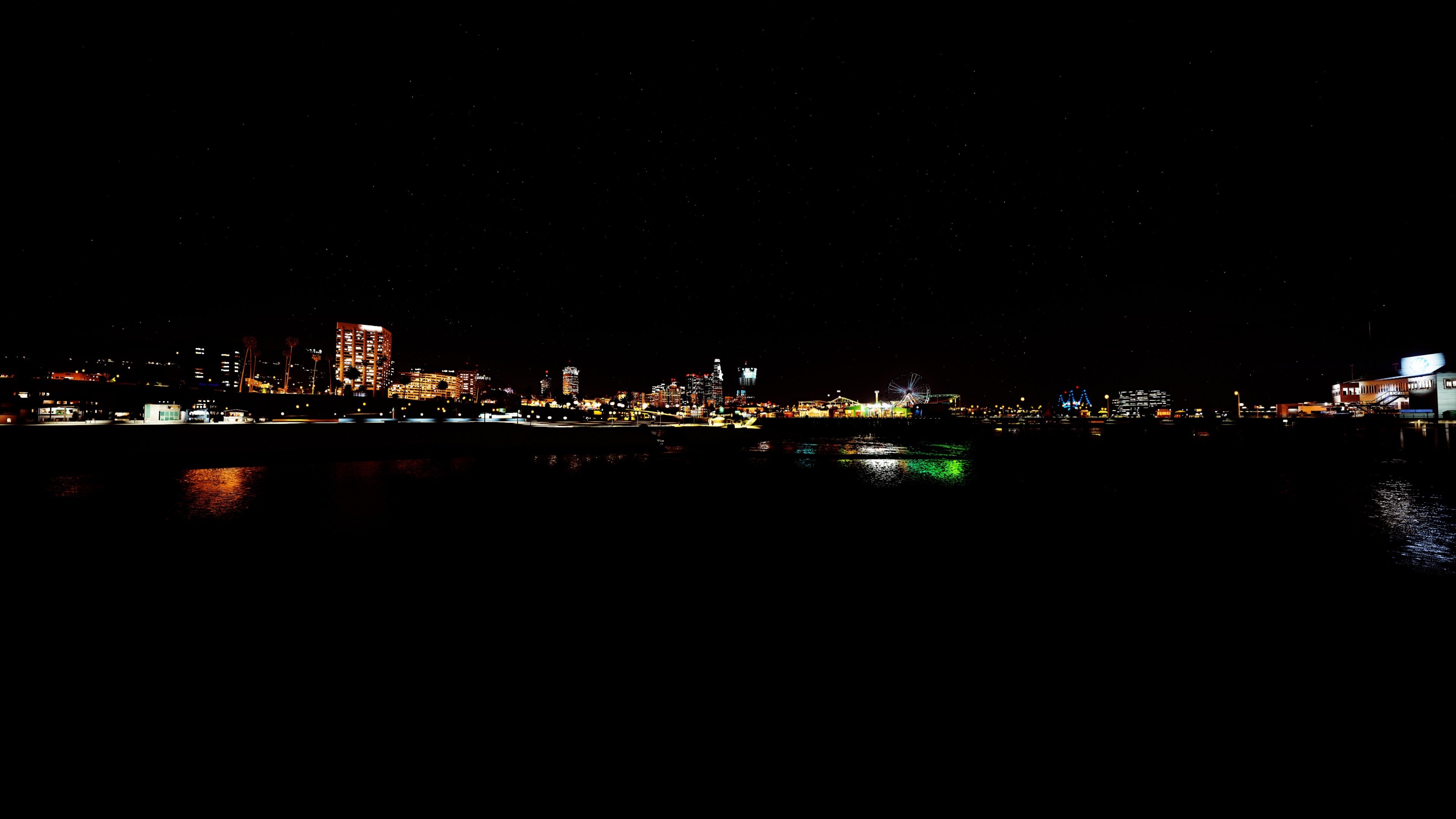 Grand Theft Auto V 4K Night Cityscape HD Wallpaper