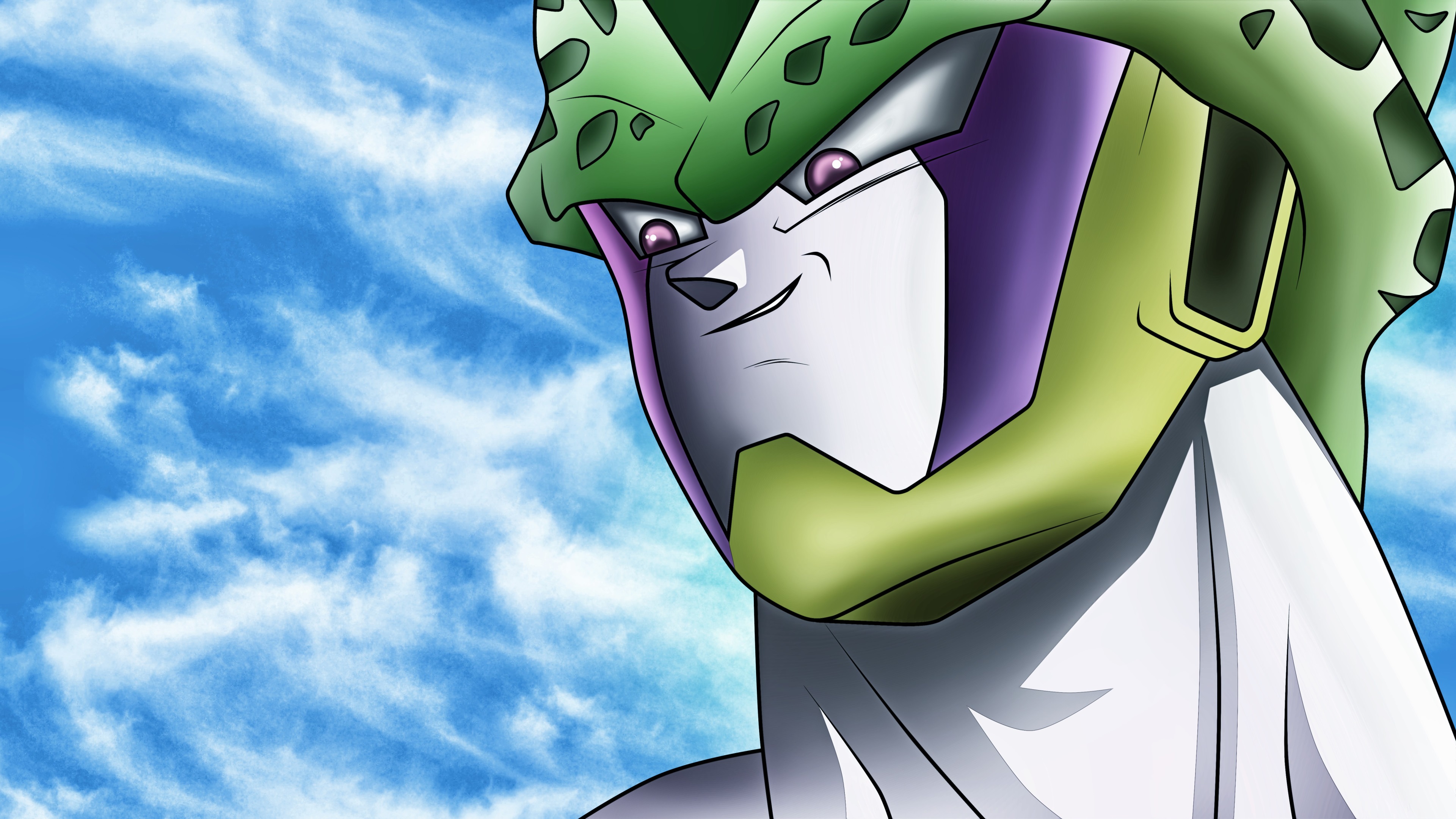 Cell from Dragon Ball Z 4K HD Wallpaper
