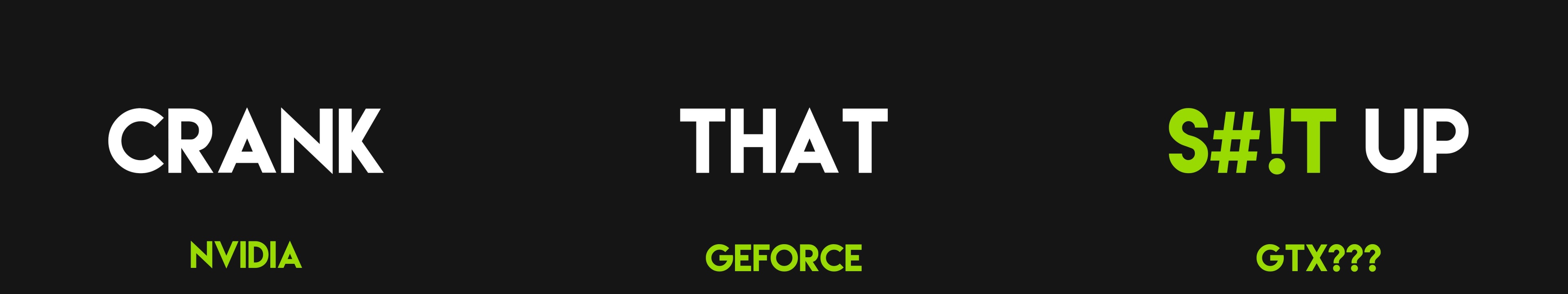 Nvidia GeForce GTX??? HD Wallpaper