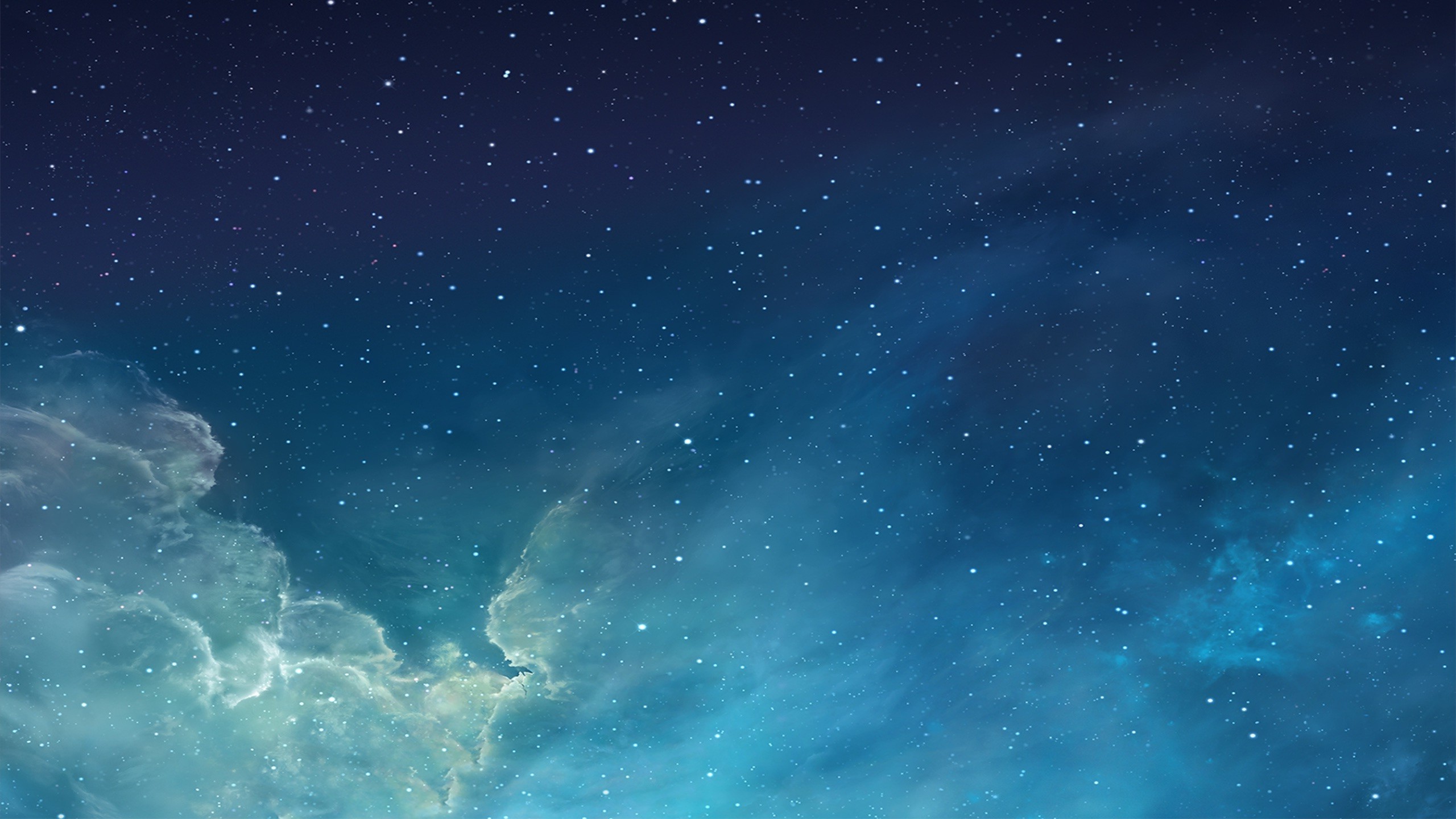 Stars and clouds in a night sky HD Wallpaper