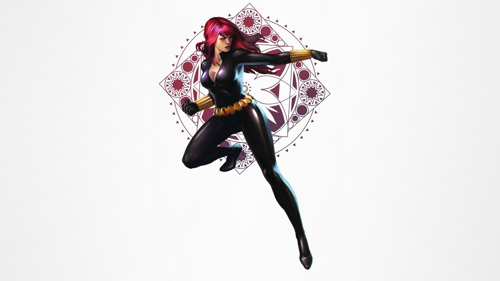Black Widow from Marvel Comics HD Wallpaper