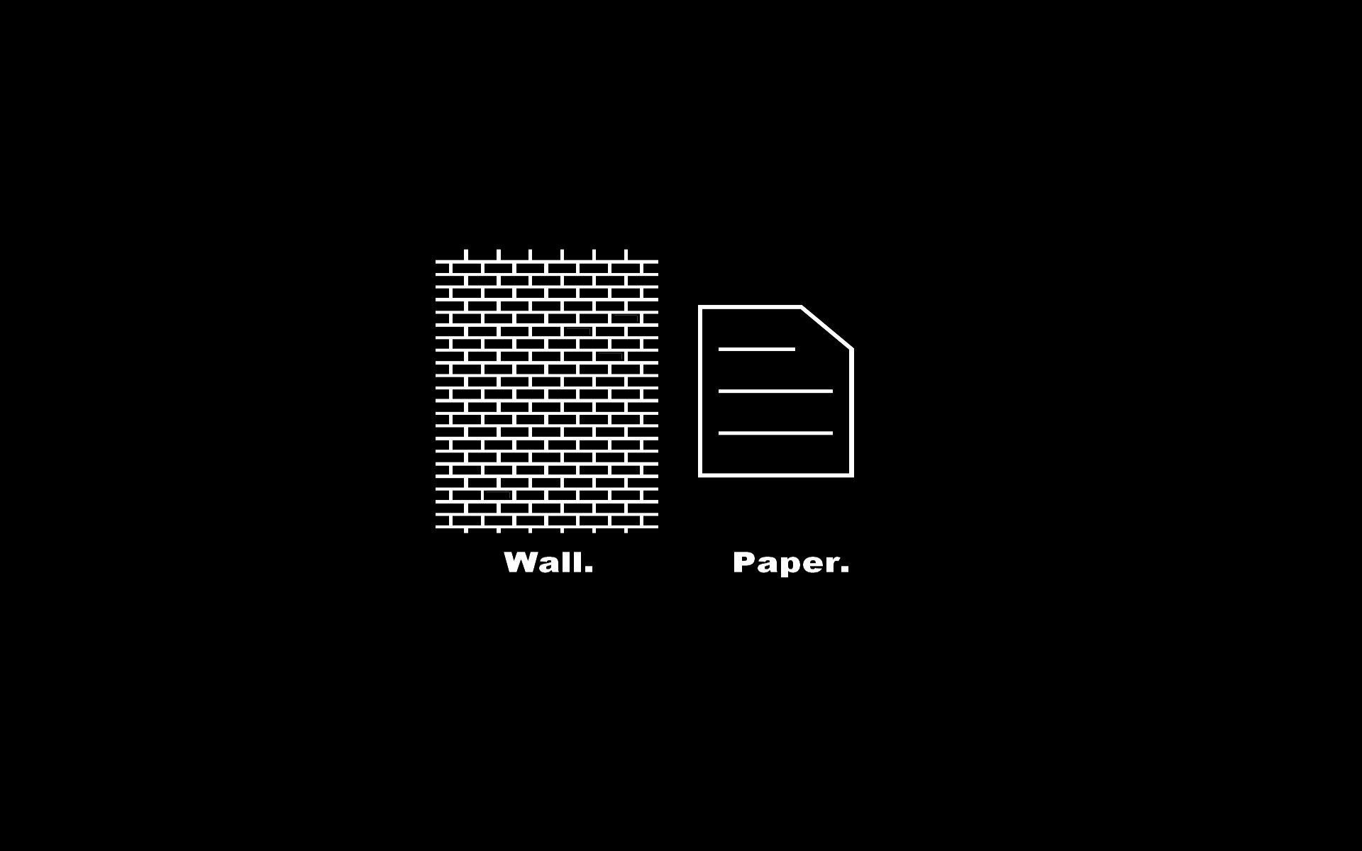 Wall and Paper icons HD Wallpaper