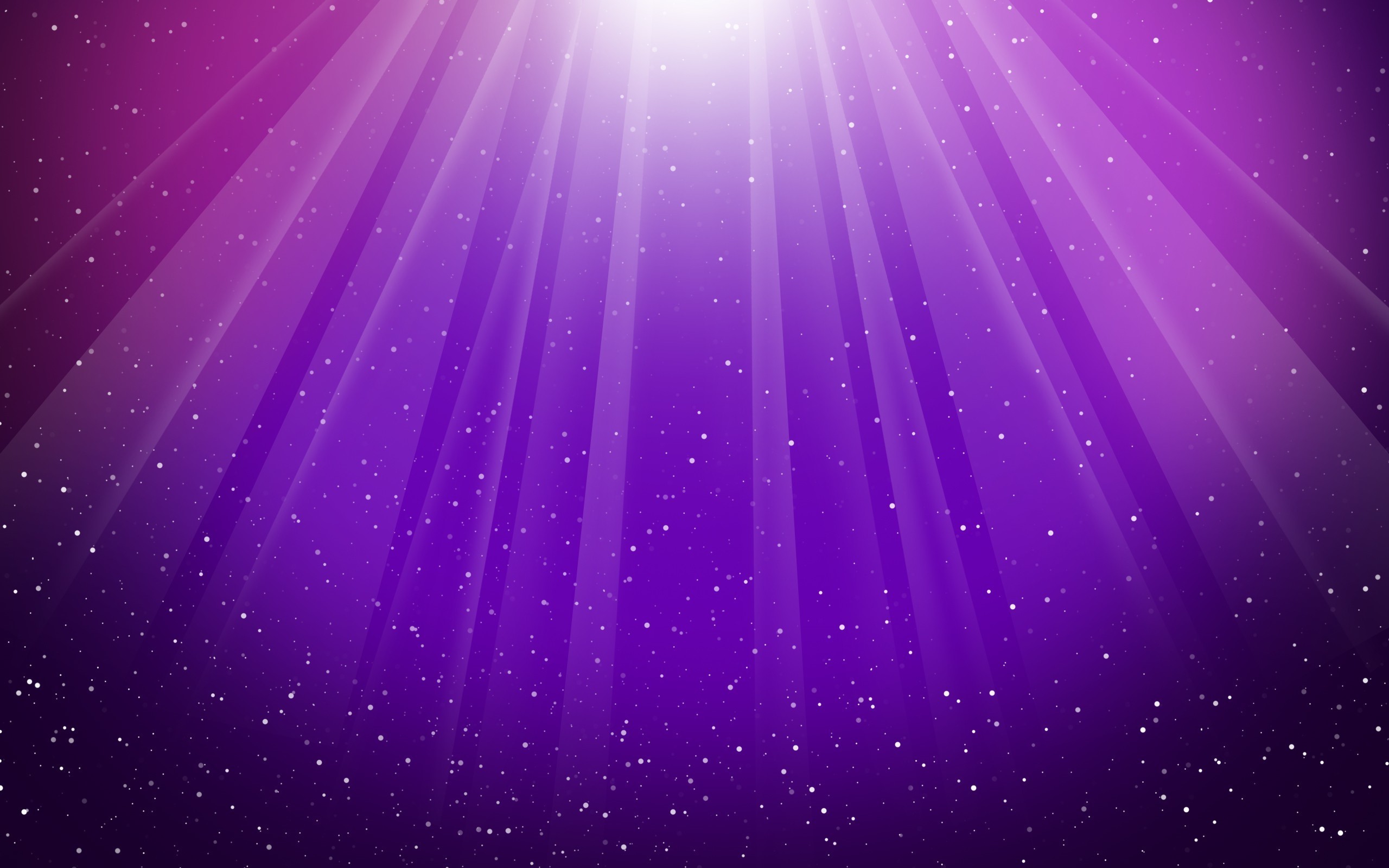 Purple space galaxy with stars and light rays HD Wallpaper