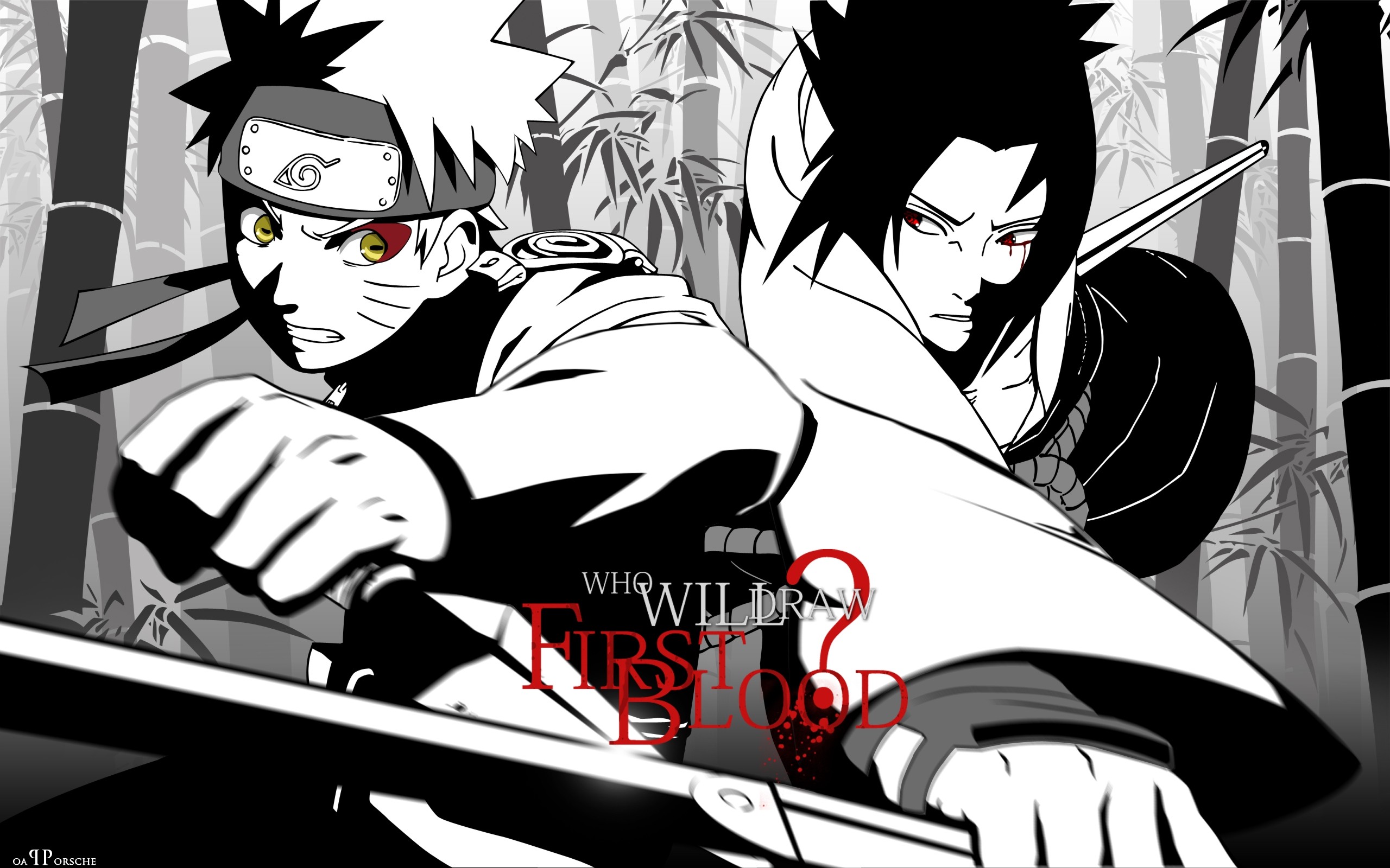 Naruto and Sasuke from Naruto Shippuden HD Wallpaper