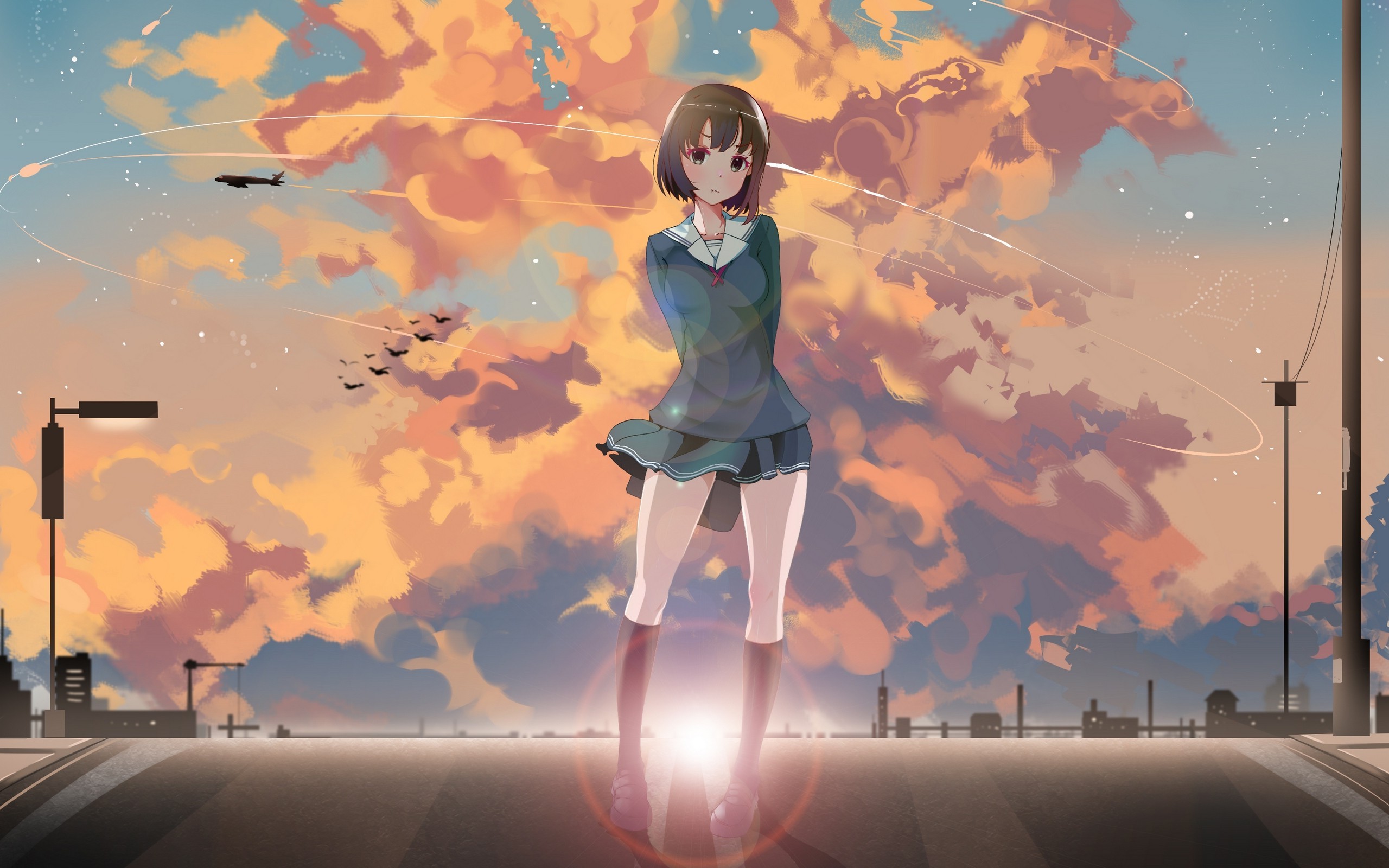 Megumi Kato from Saekano: How to Raise a Boring Girlfriend at Sunset HD Wallpaper
