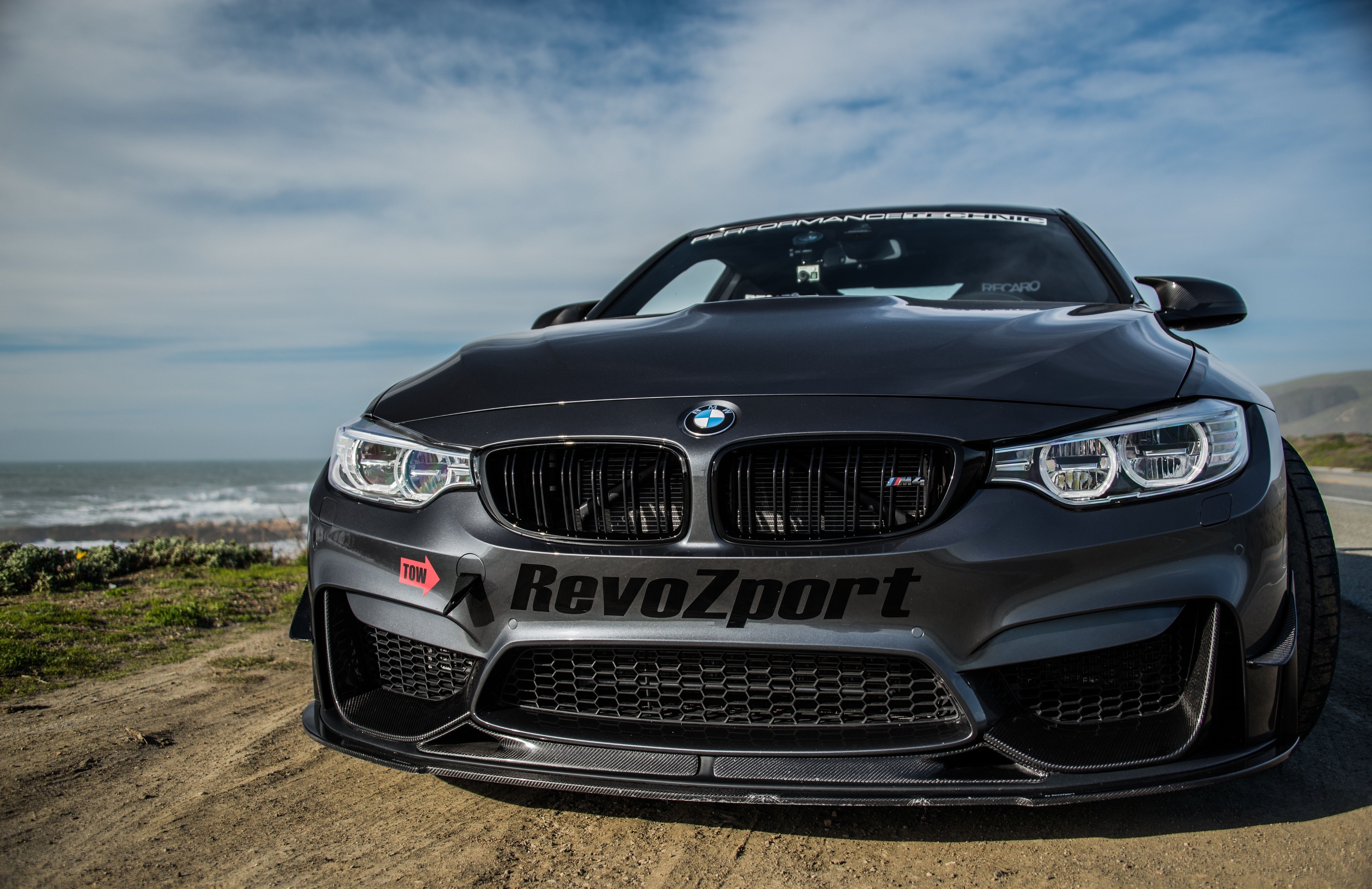 BMW M4 Coupe by Revozport by the Ocean HD Wallpaper
