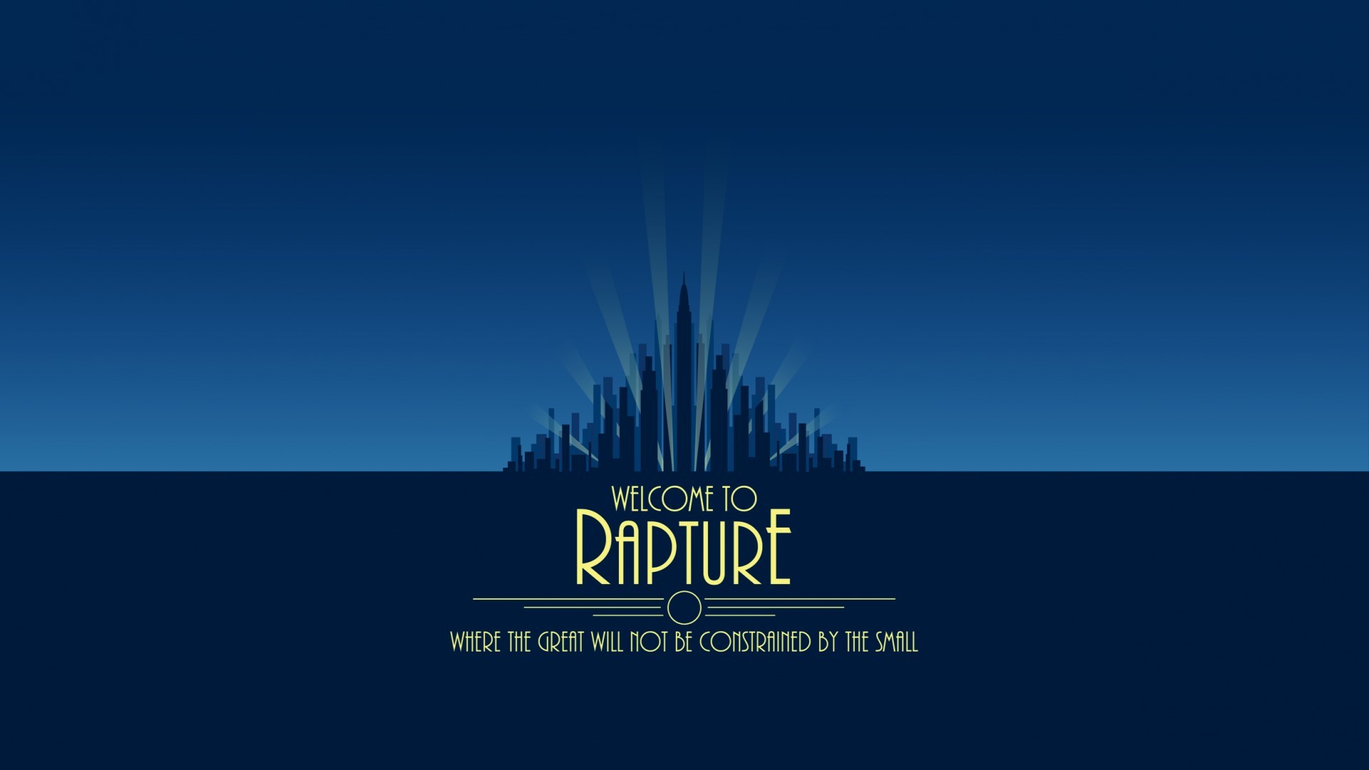 Welcome to Rapture Bioshock Art HD Wallpaper