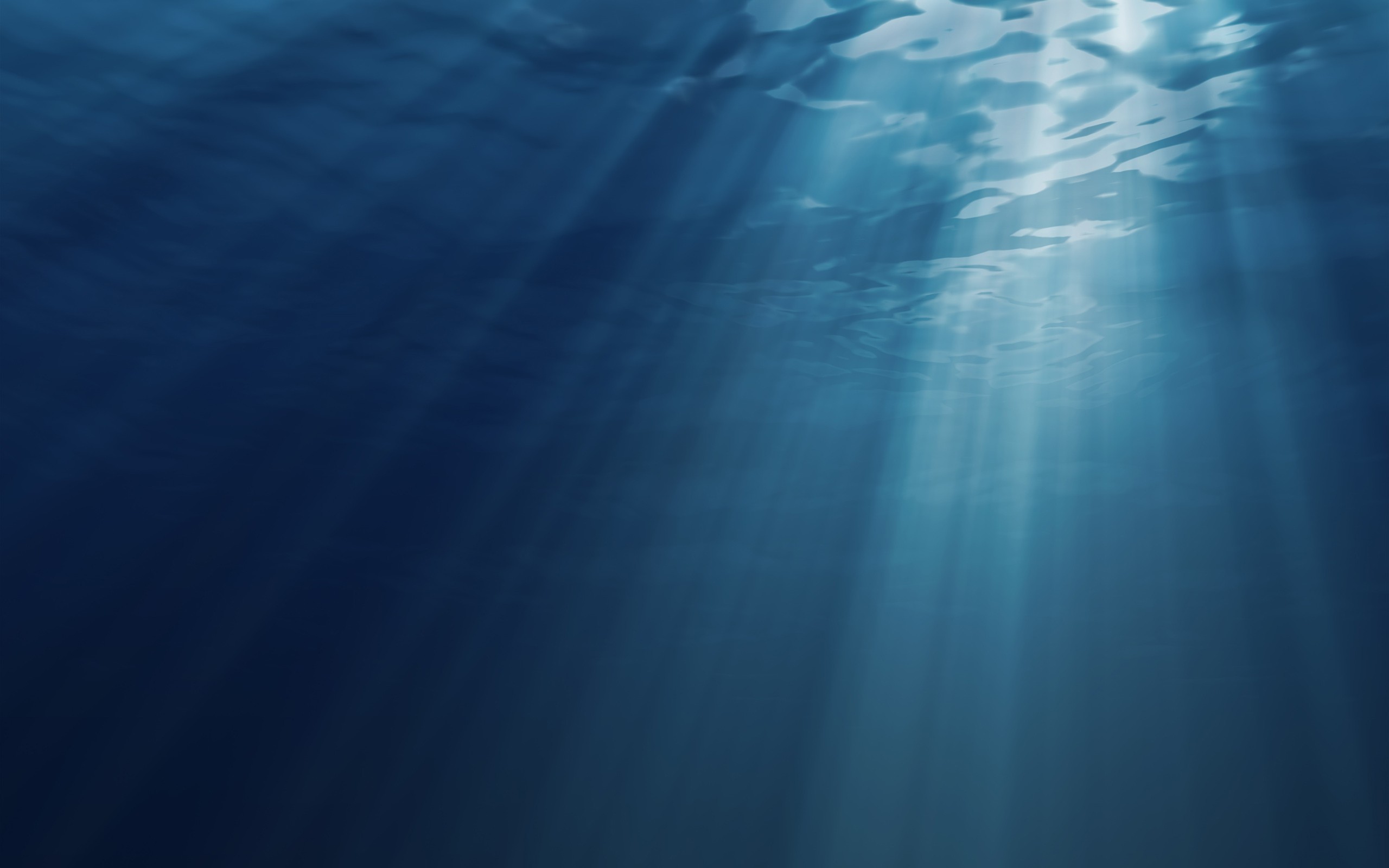 Sunlight Underwater Digital Art Scene HD Wallpaper
