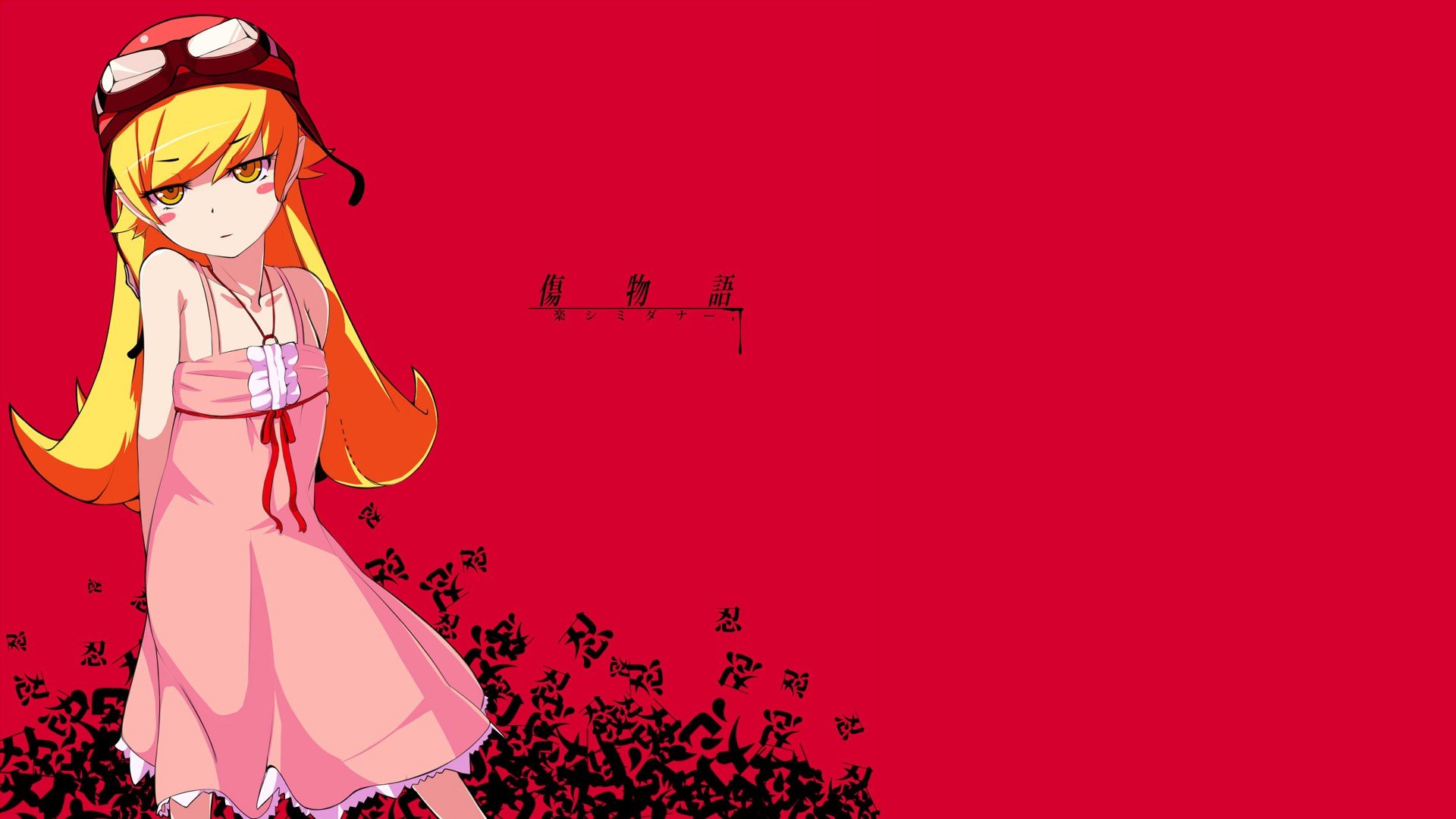 Oshino Shinobu from Monogatari Series HD Wallpaper