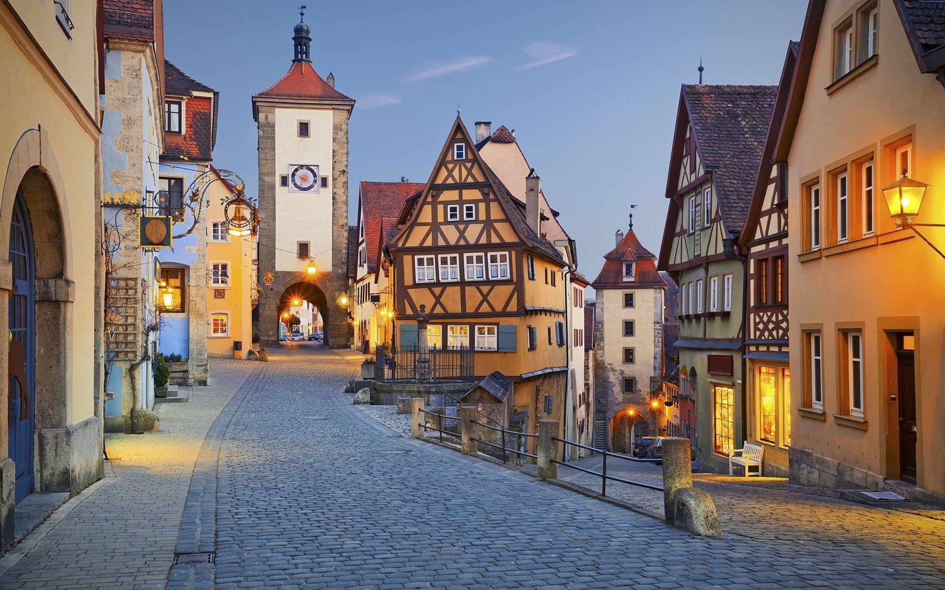 Rothenburg ob der Tauber, Germany HD Wallpaper