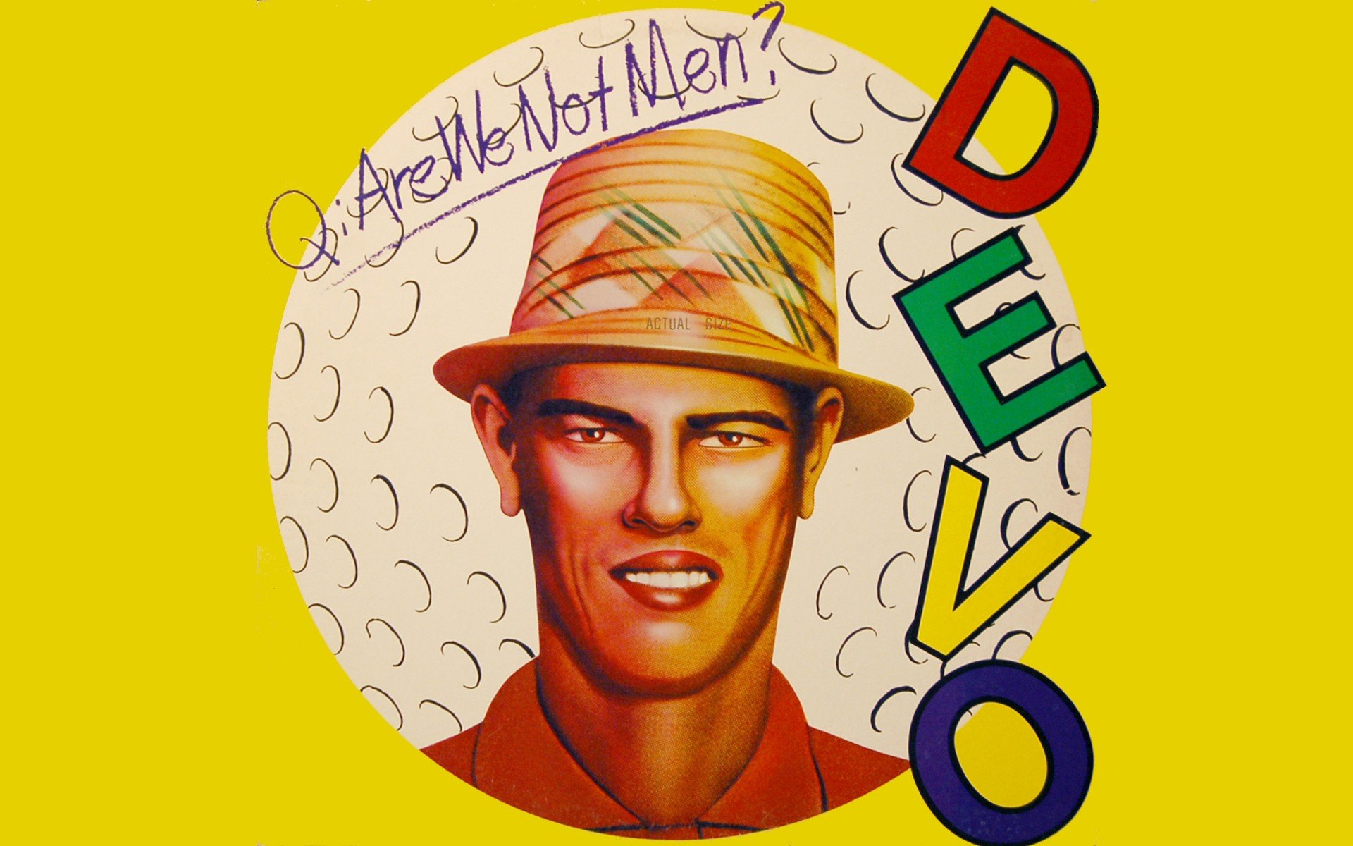 Devo "Are We Not Men?" Album Cover HD Wallpaper