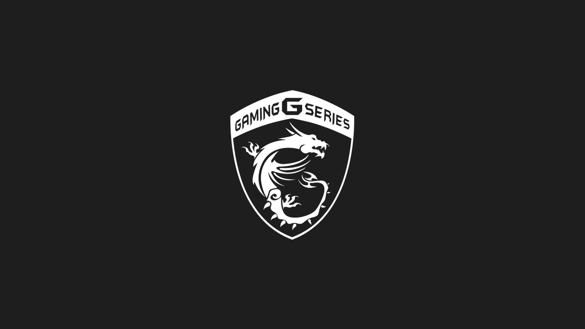 MSI Gaming Series logo with dragon HD Wallpaper