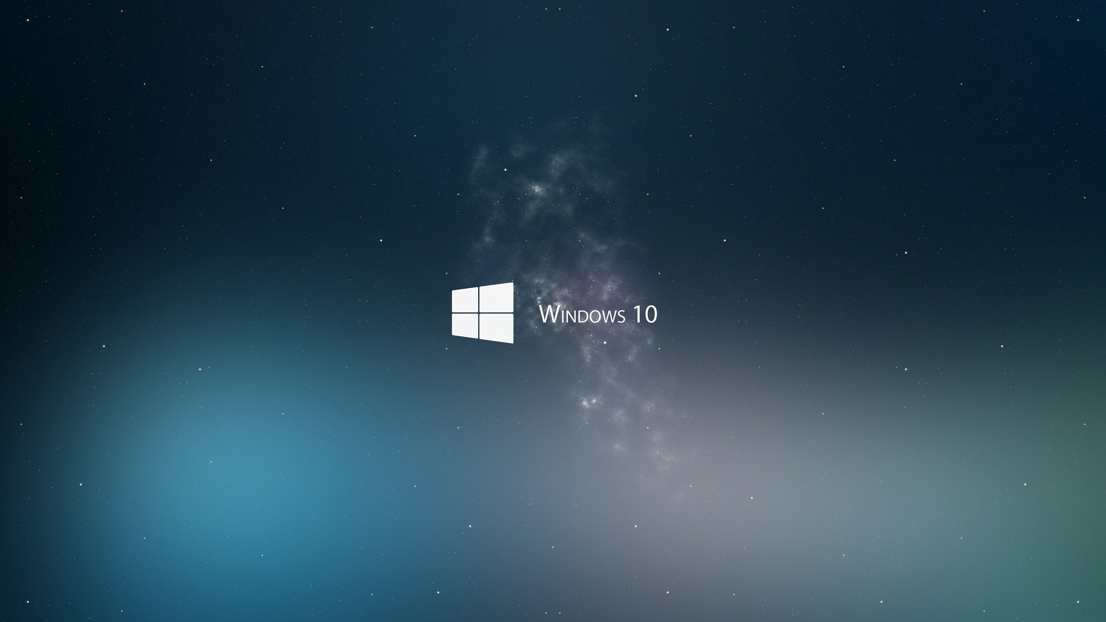 Windows 10 Logo in Space HD Wallpaper