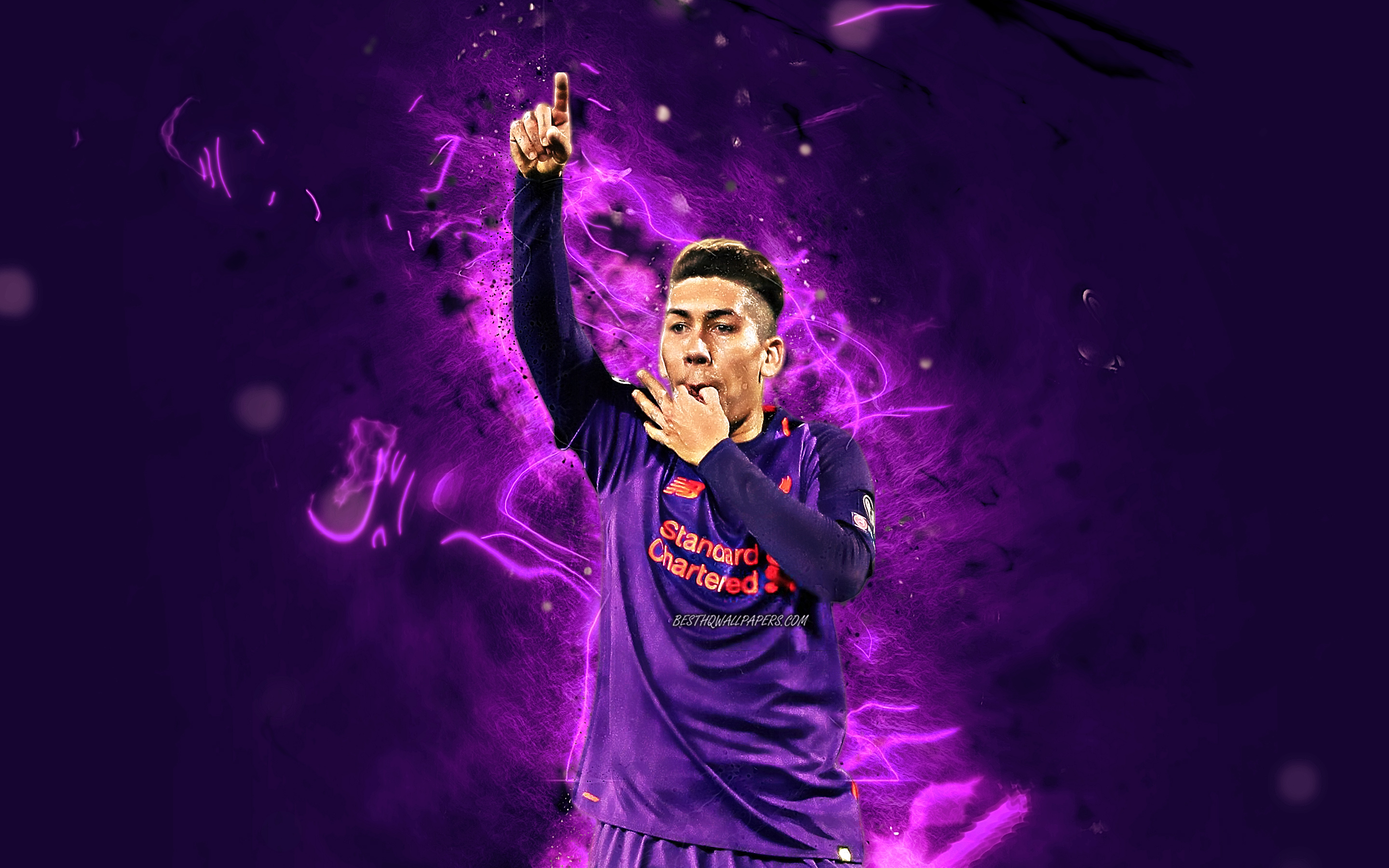 Roberto Firmino of Liverpool F.C. HD Wallpaper