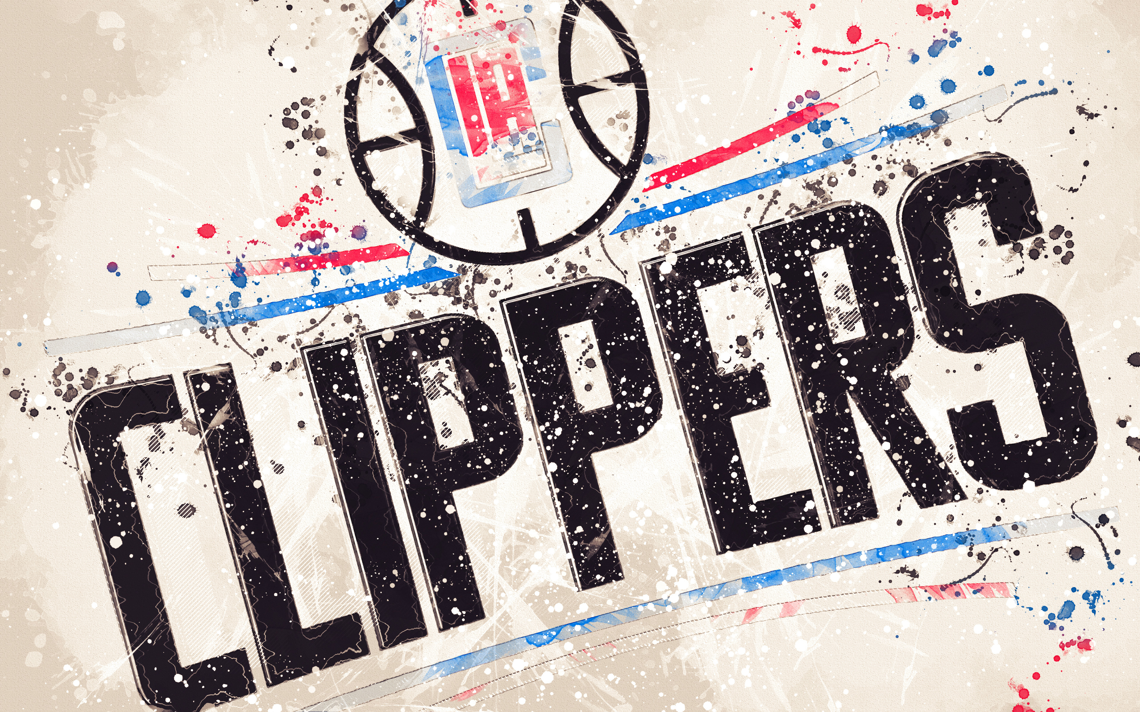 Los Angeles Clippers Logo and Wordmark HD Wallpaper