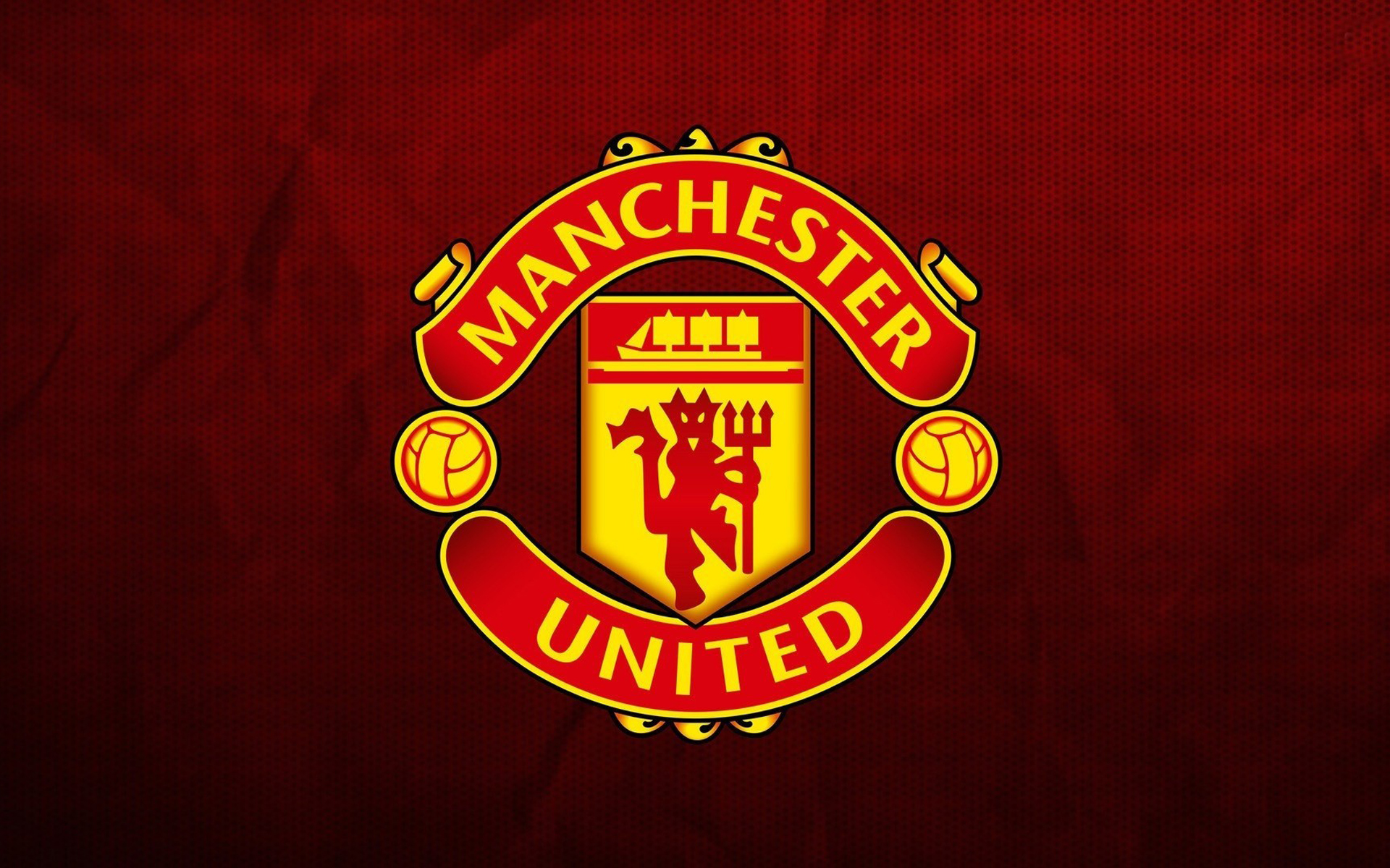 Manchester United F.C. Logo HD Wallpaper
