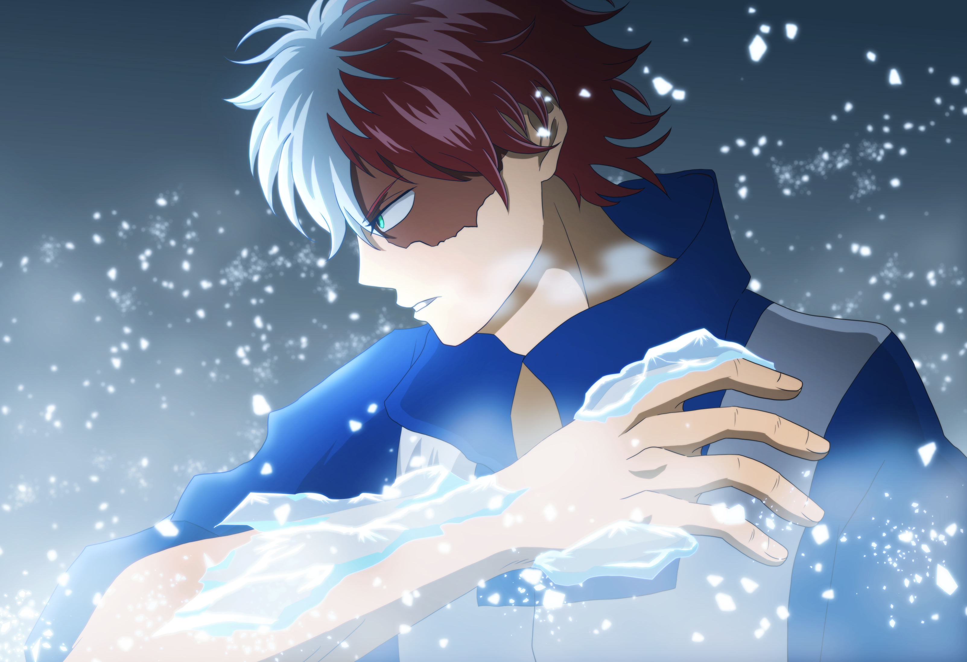Shoto Todoroki from My Hero Academia HD Wallpaper