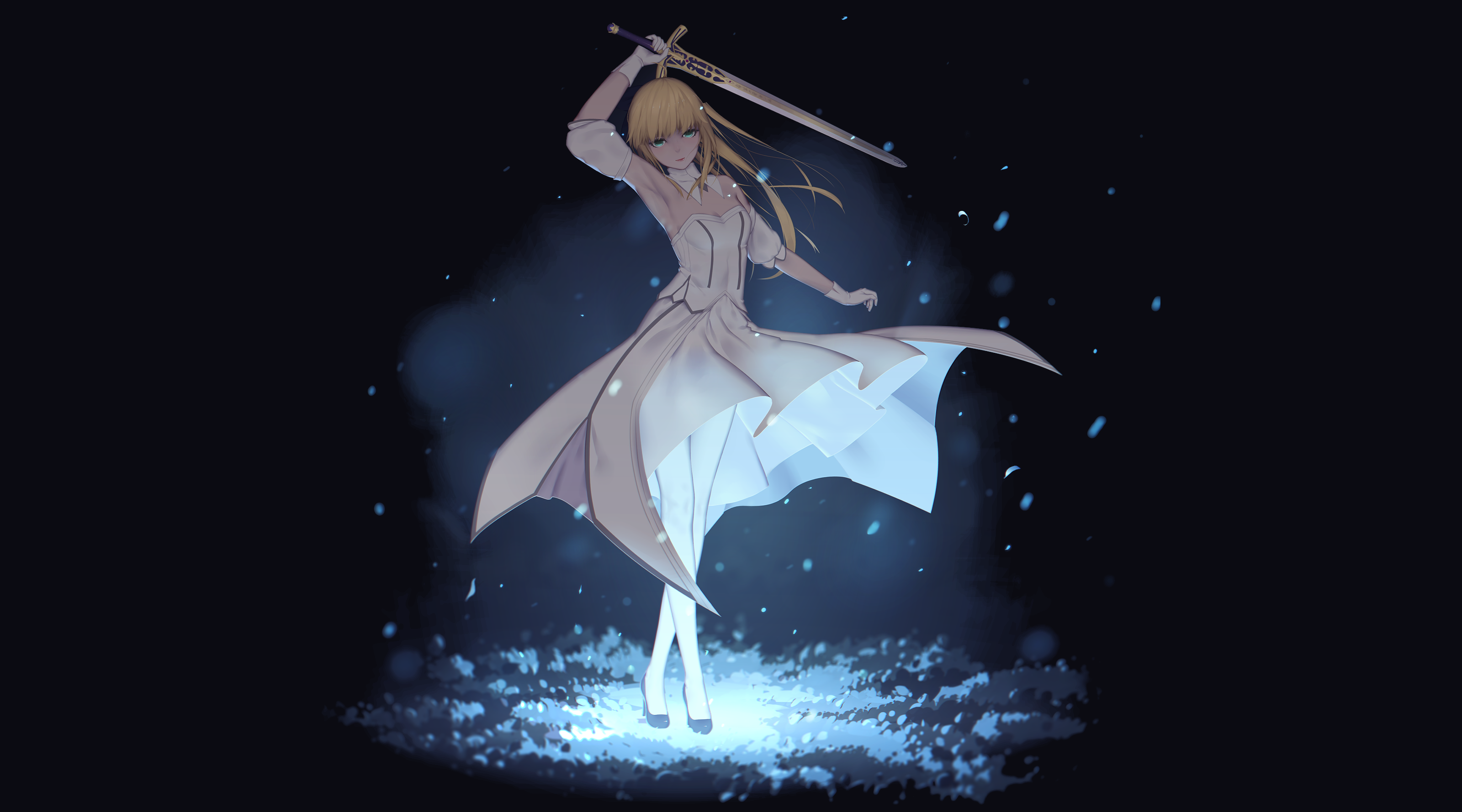 Saber Lily from Fate Series HD Wallpaper