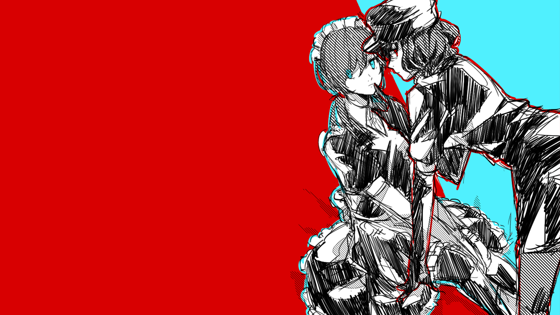 Joker and Minato Arisato from Persona 5 HD Wallpaper