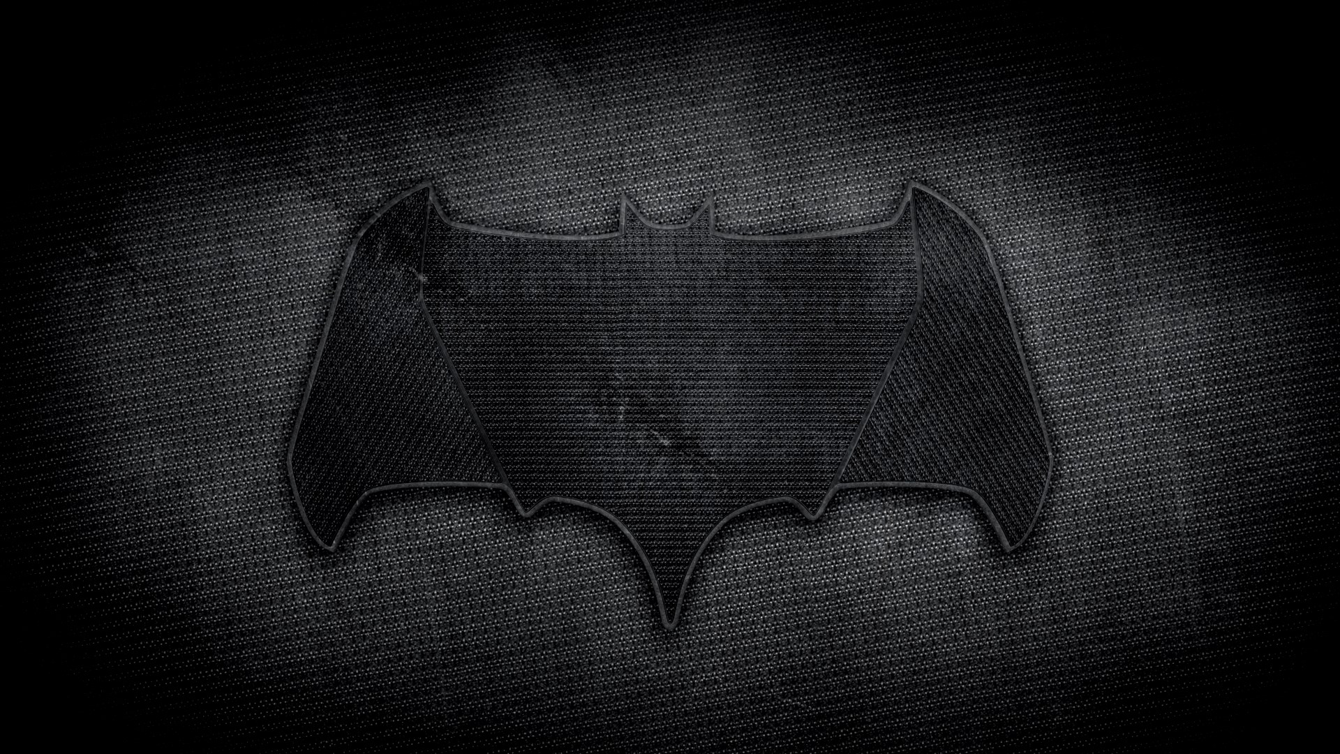 Batman Logo on Textured Background HD Wallpaper