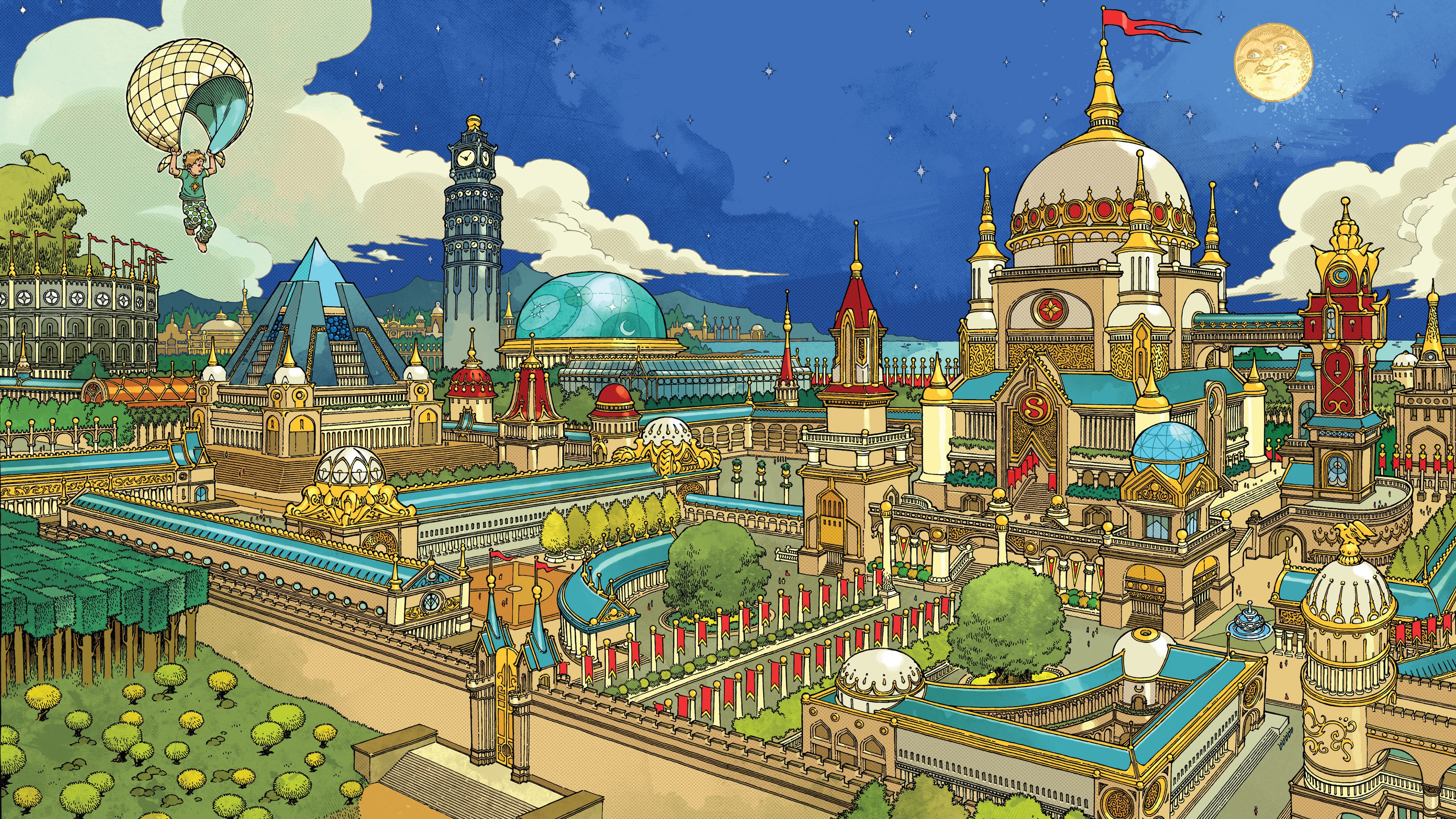 Little Nemo Return to Slumberland cityscape HD Wallpaper