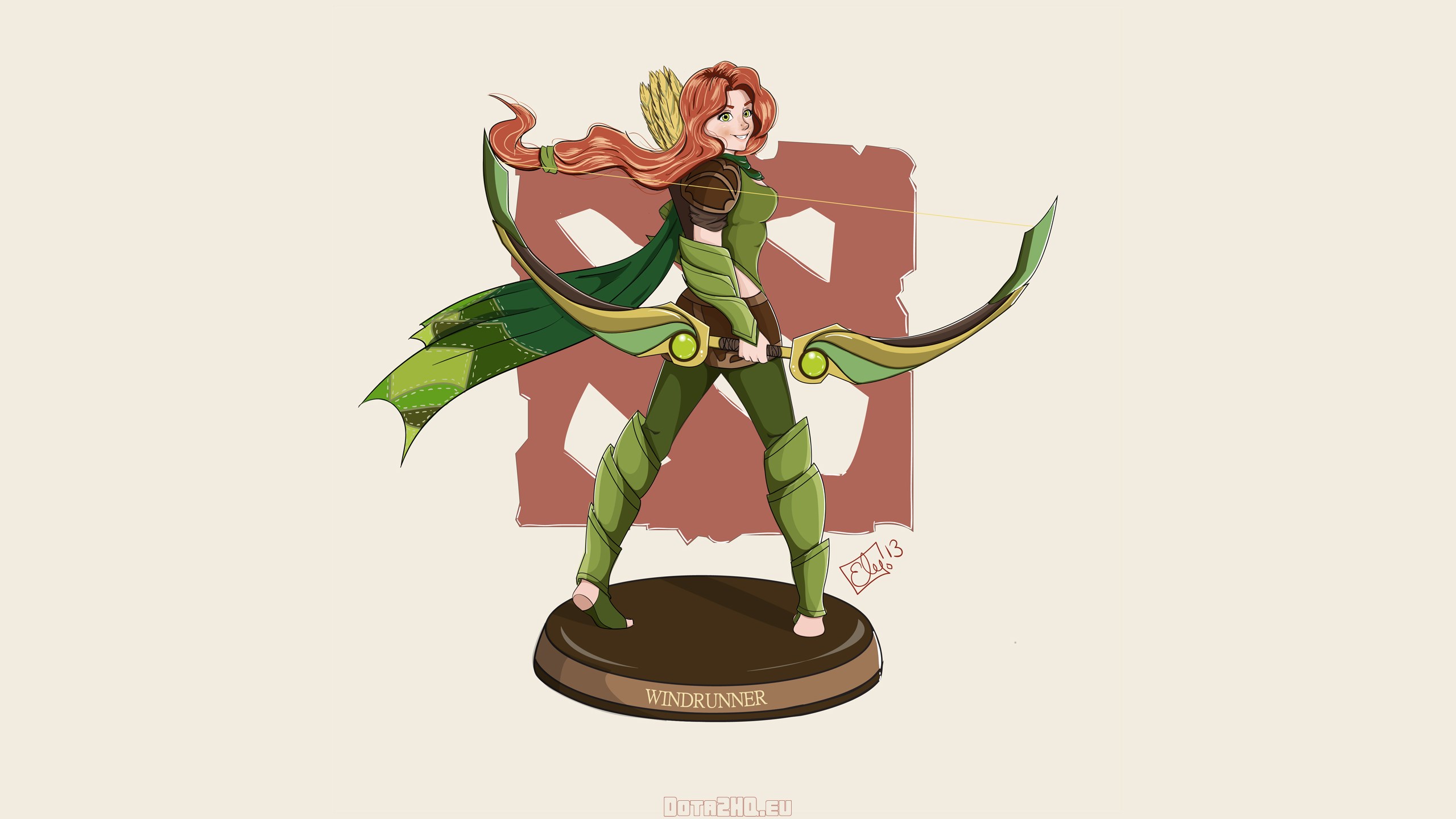Windrunner from Dota 2 HD Wallpaper