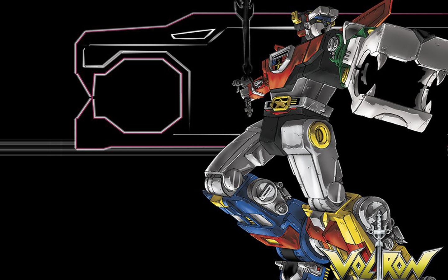 Voltron Defender of the Universe robot HD Wallpaper