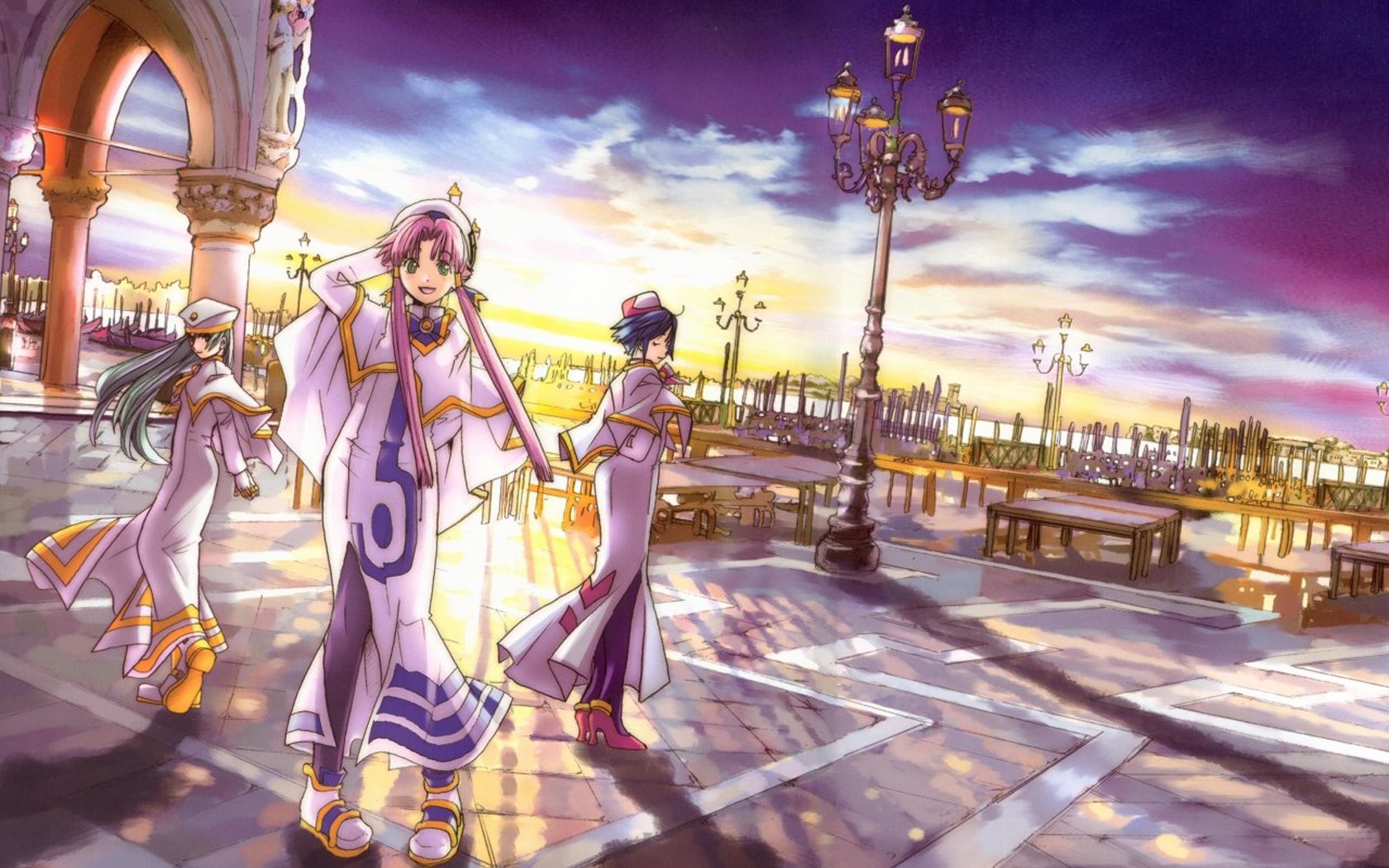 Aria The Animation characters in Venice HD Wallpaper