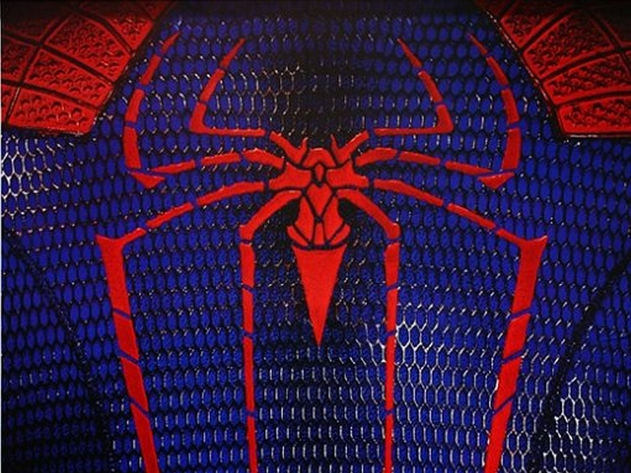 The Amazing Spider-Man suit detail HD Wallpaper
