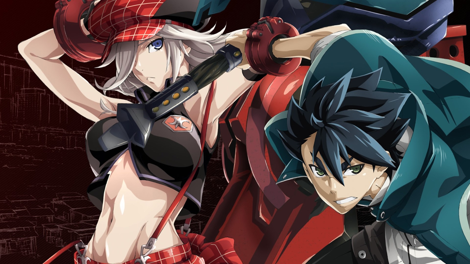 God Eater characters with weapons HD Wallpaper