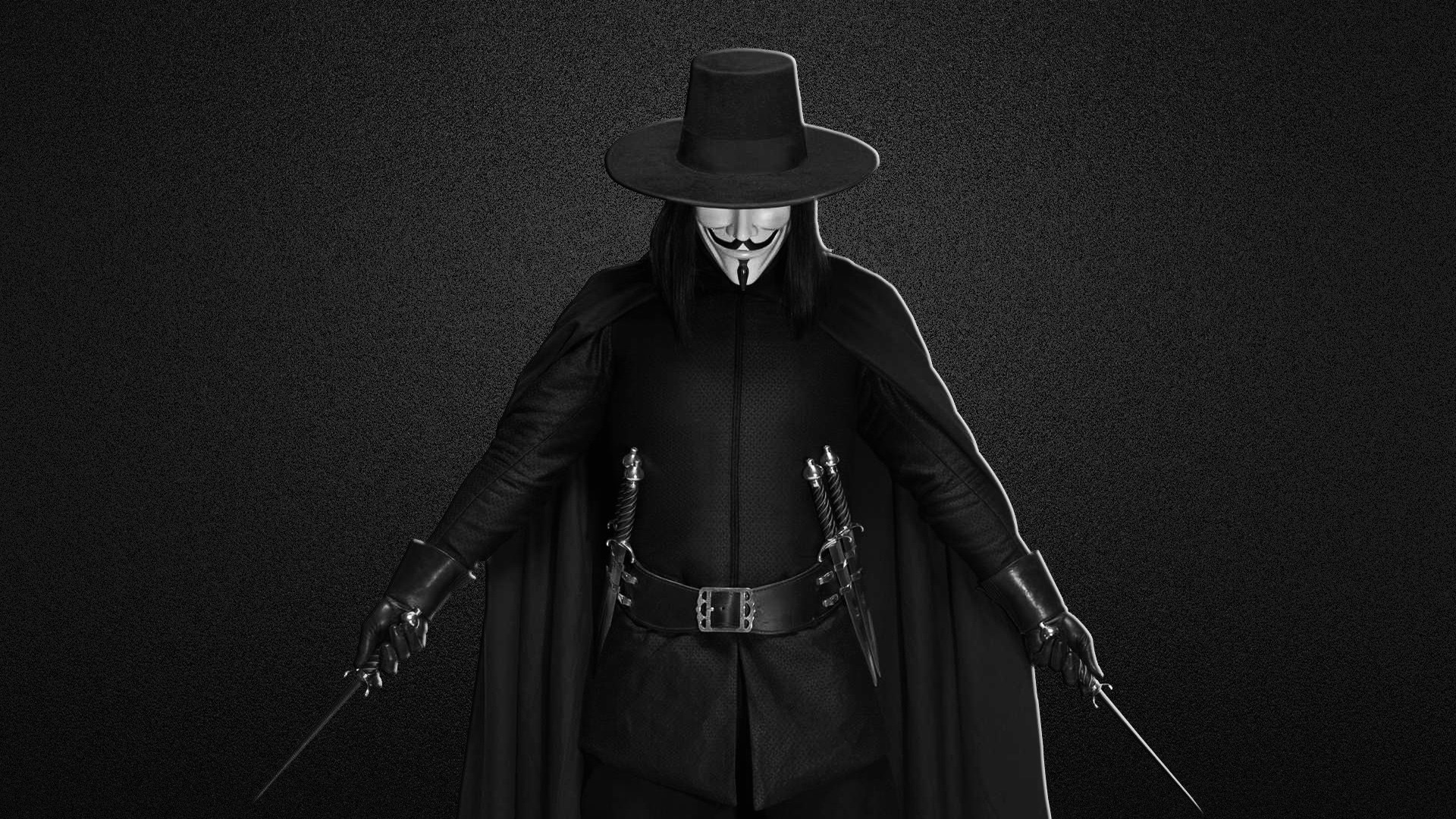 V from V for Vendetta HD Wallpaper