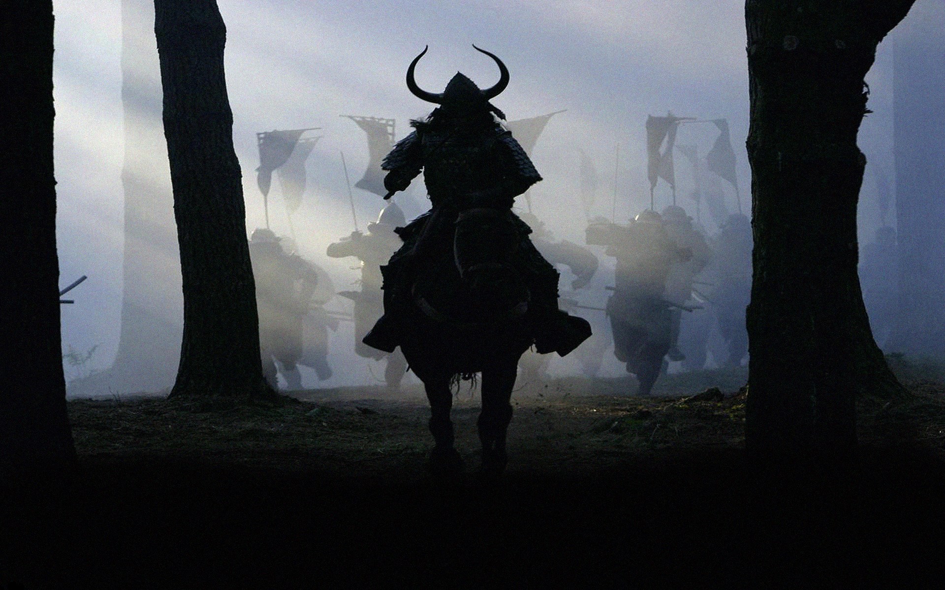 The Last Samurai warrior on horseback HD Wallpaper