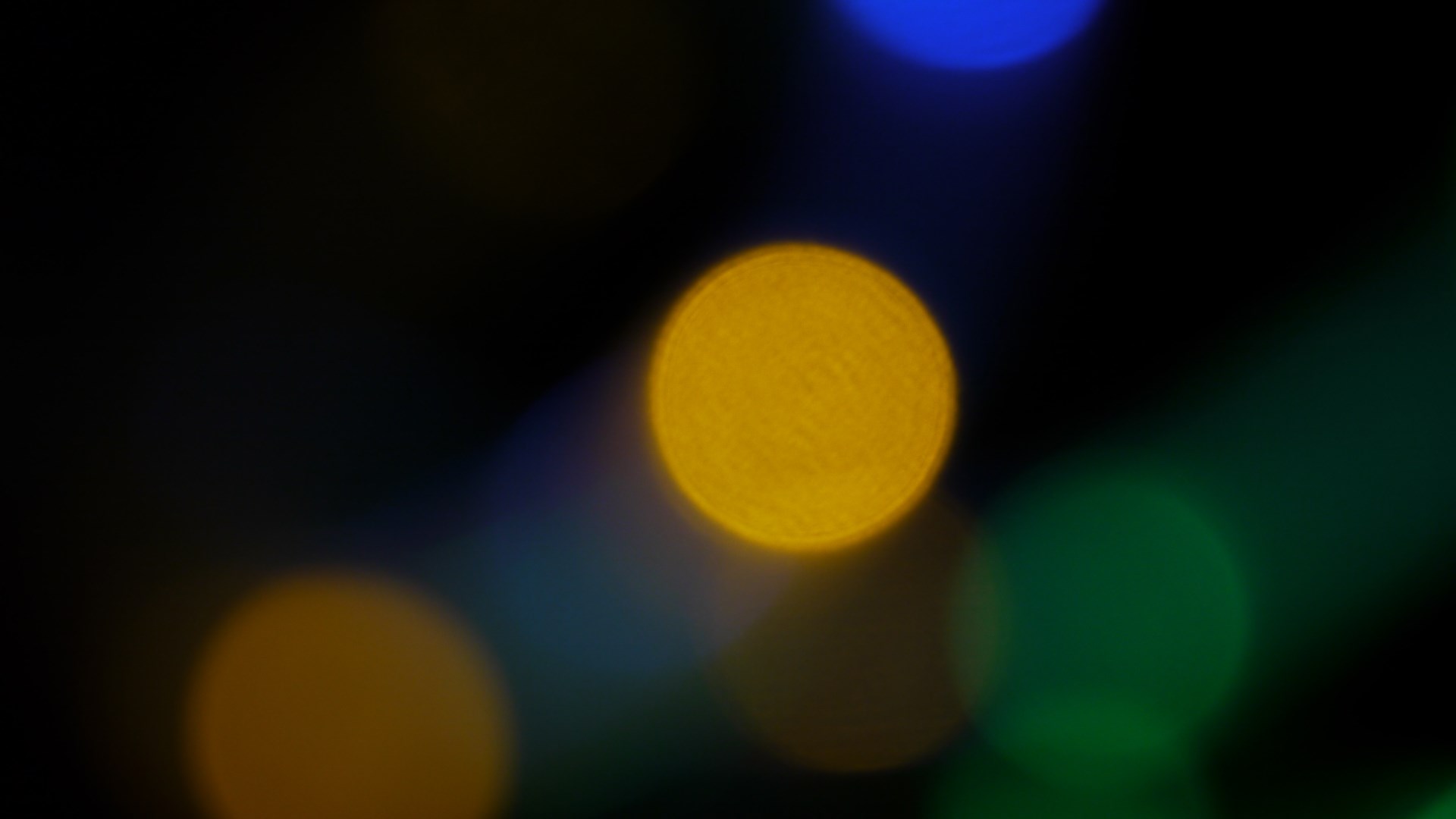 Bokeh lights in various colors HD Wallpaper