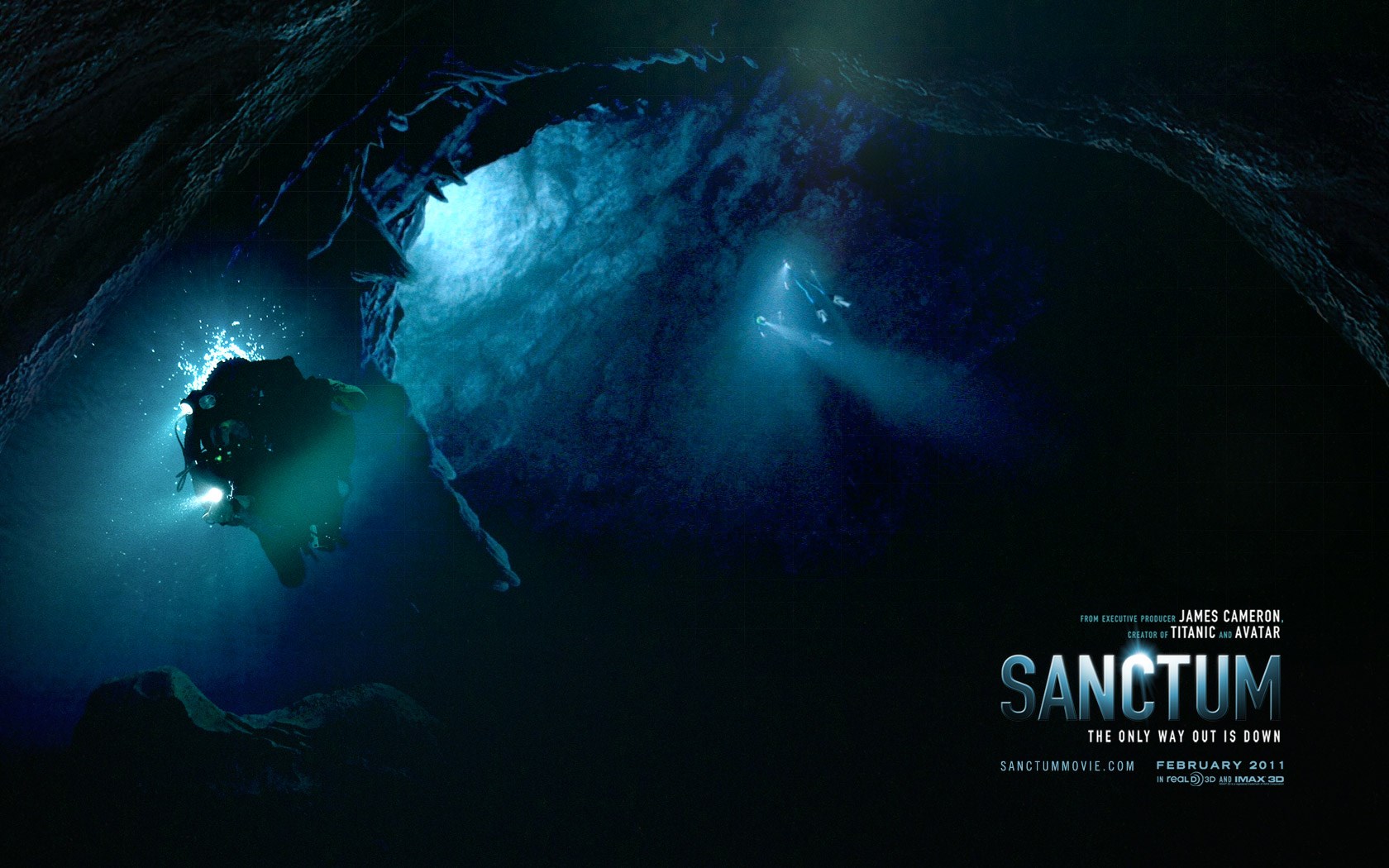 Sanctum movie poster with divers HD Wallpaper