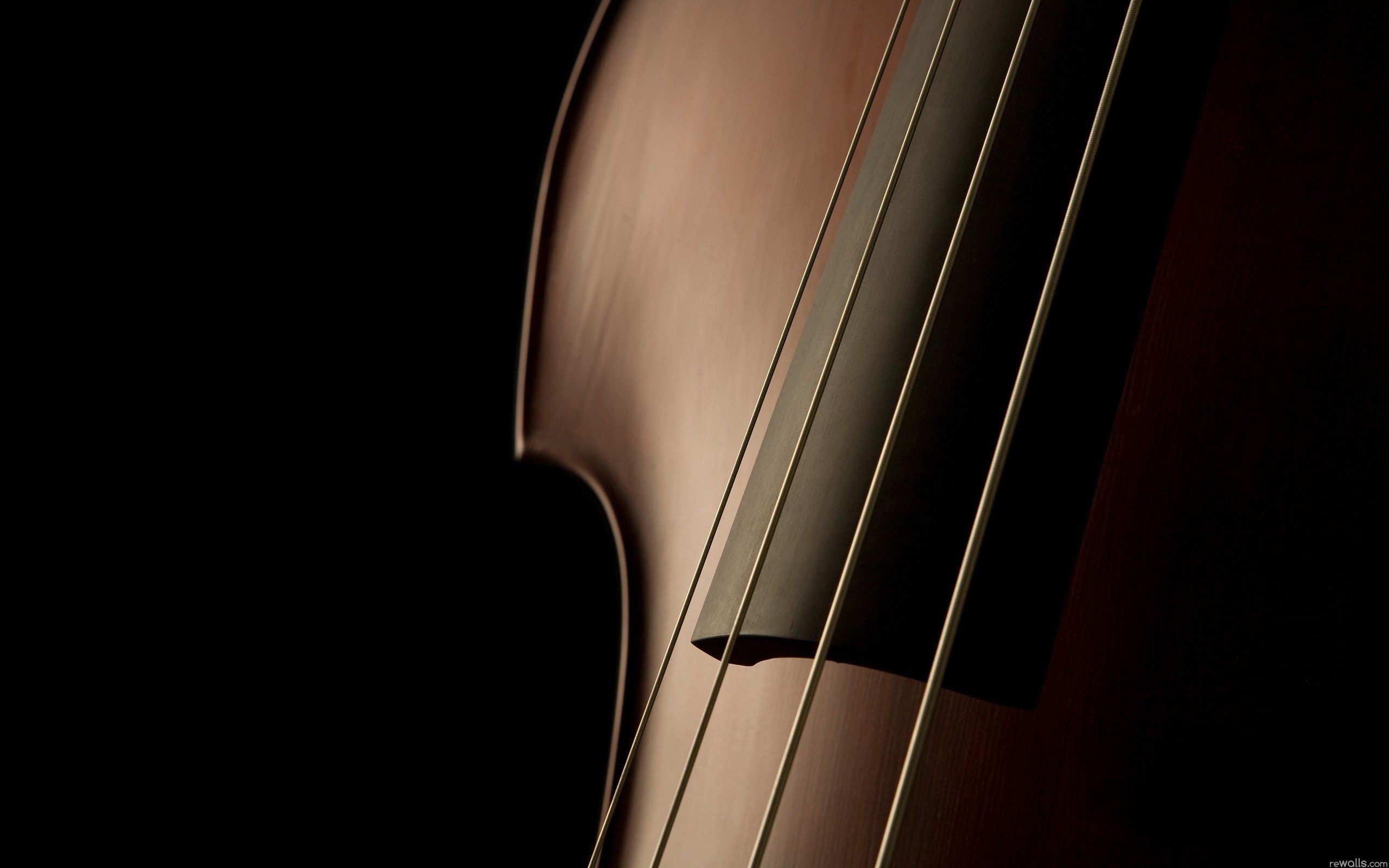 Close-up of a Double Bass HD Wallpaper
