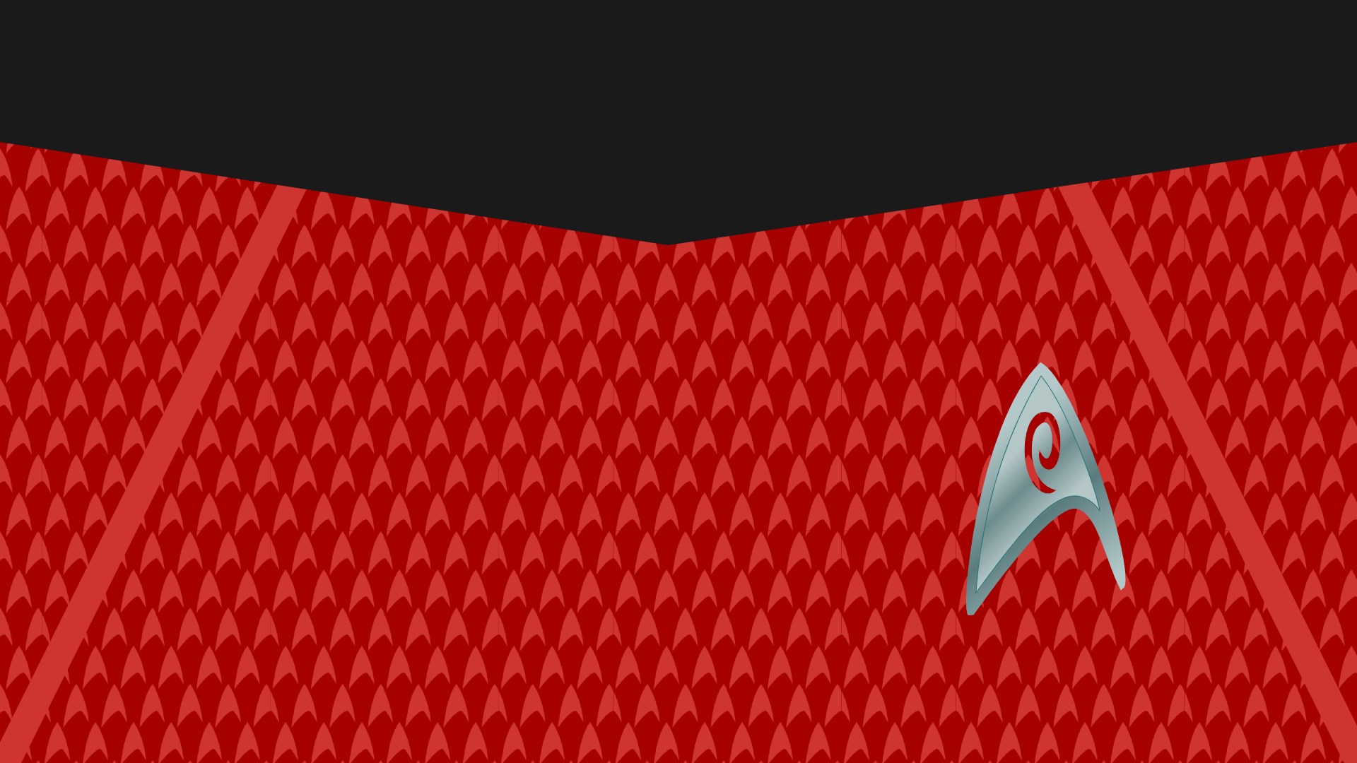 Star Trek uniform with insignia HD Wallpaper