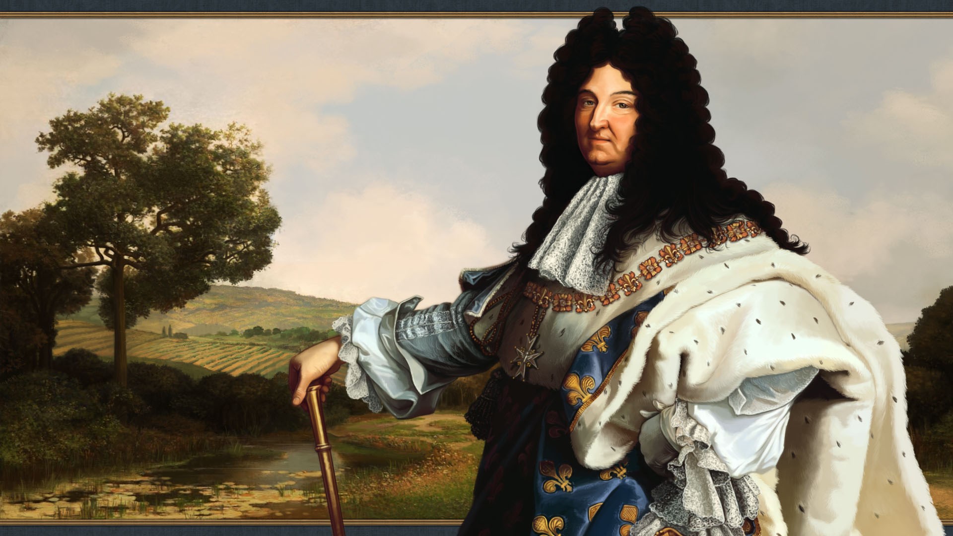 Louis XIV from Europa Universalis IV HD Wallpaper