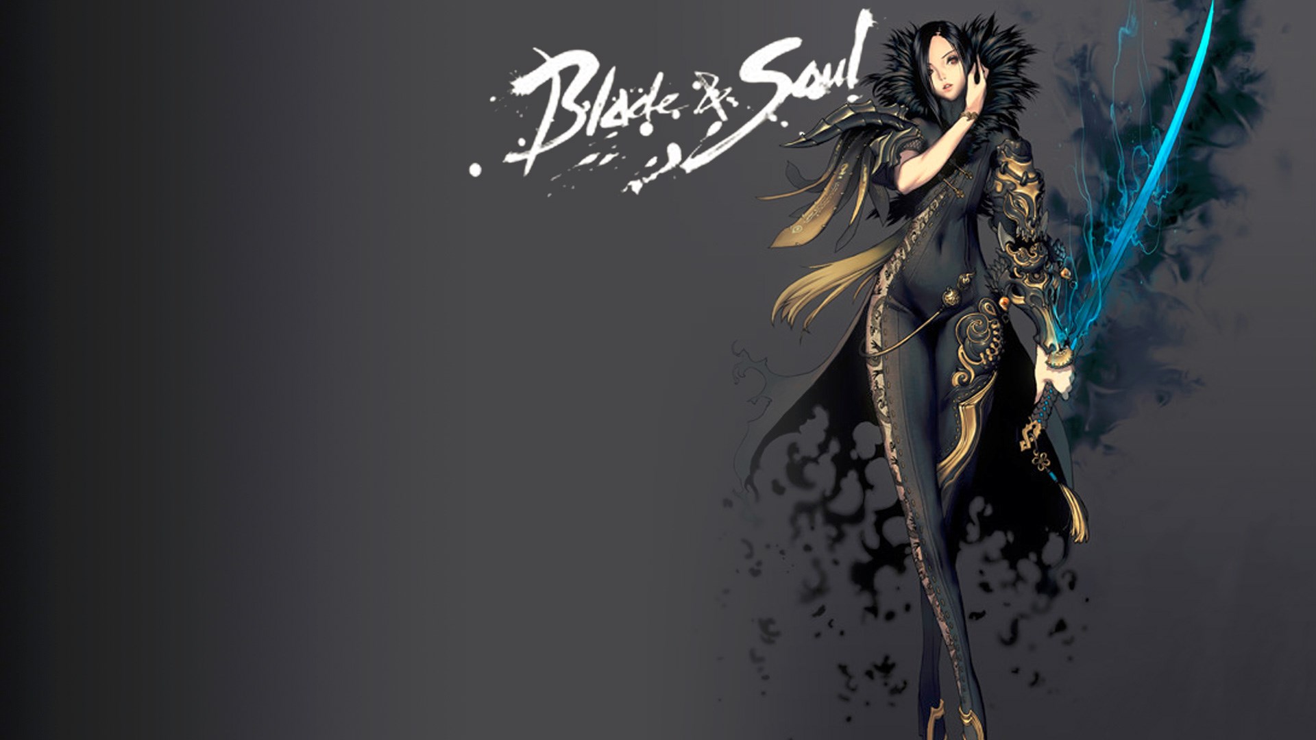 Blade & Soul game character with glowing sword HD Wallpaper
