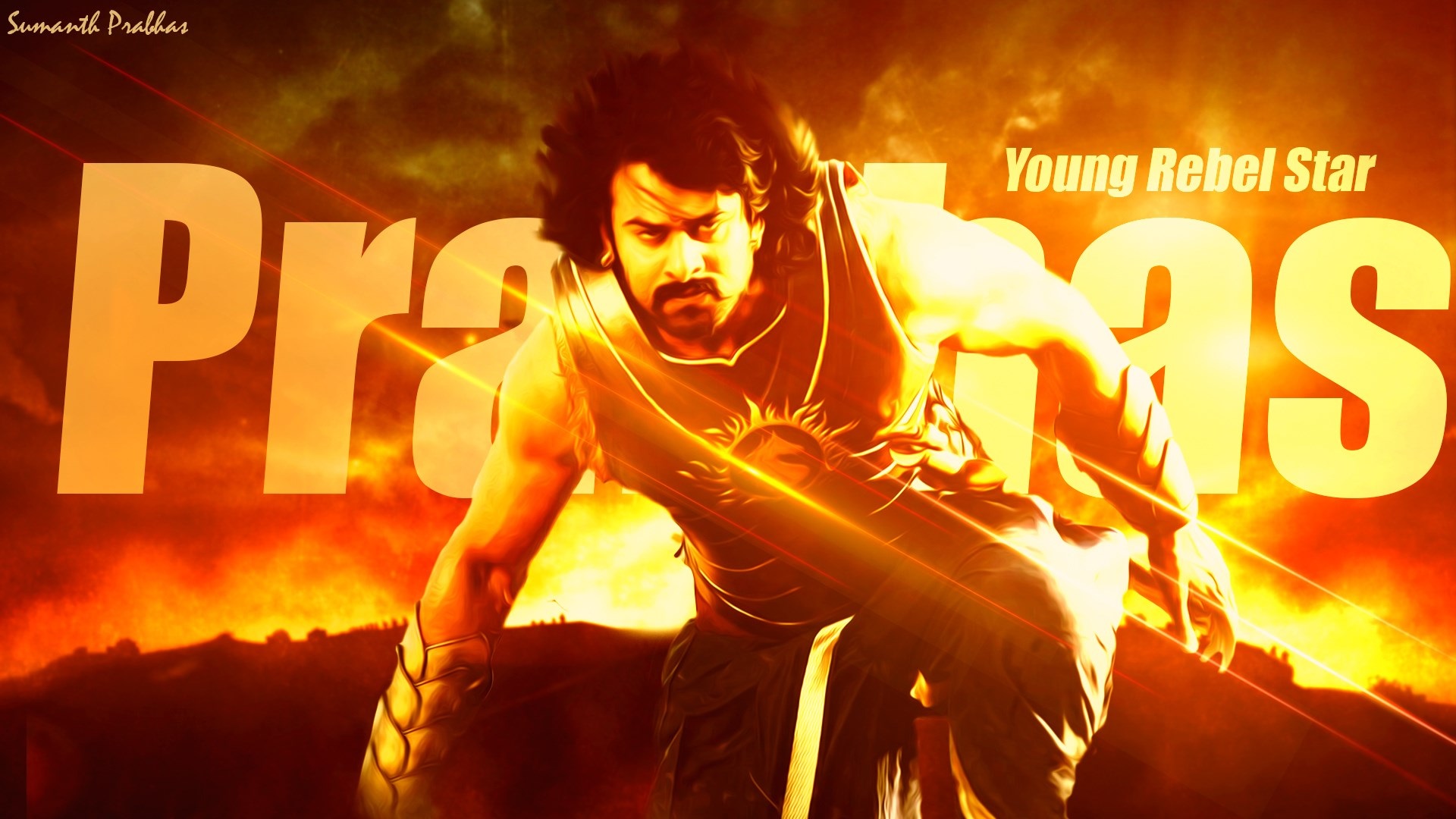 Prabhas Young Rebel Star HD Wallpaper