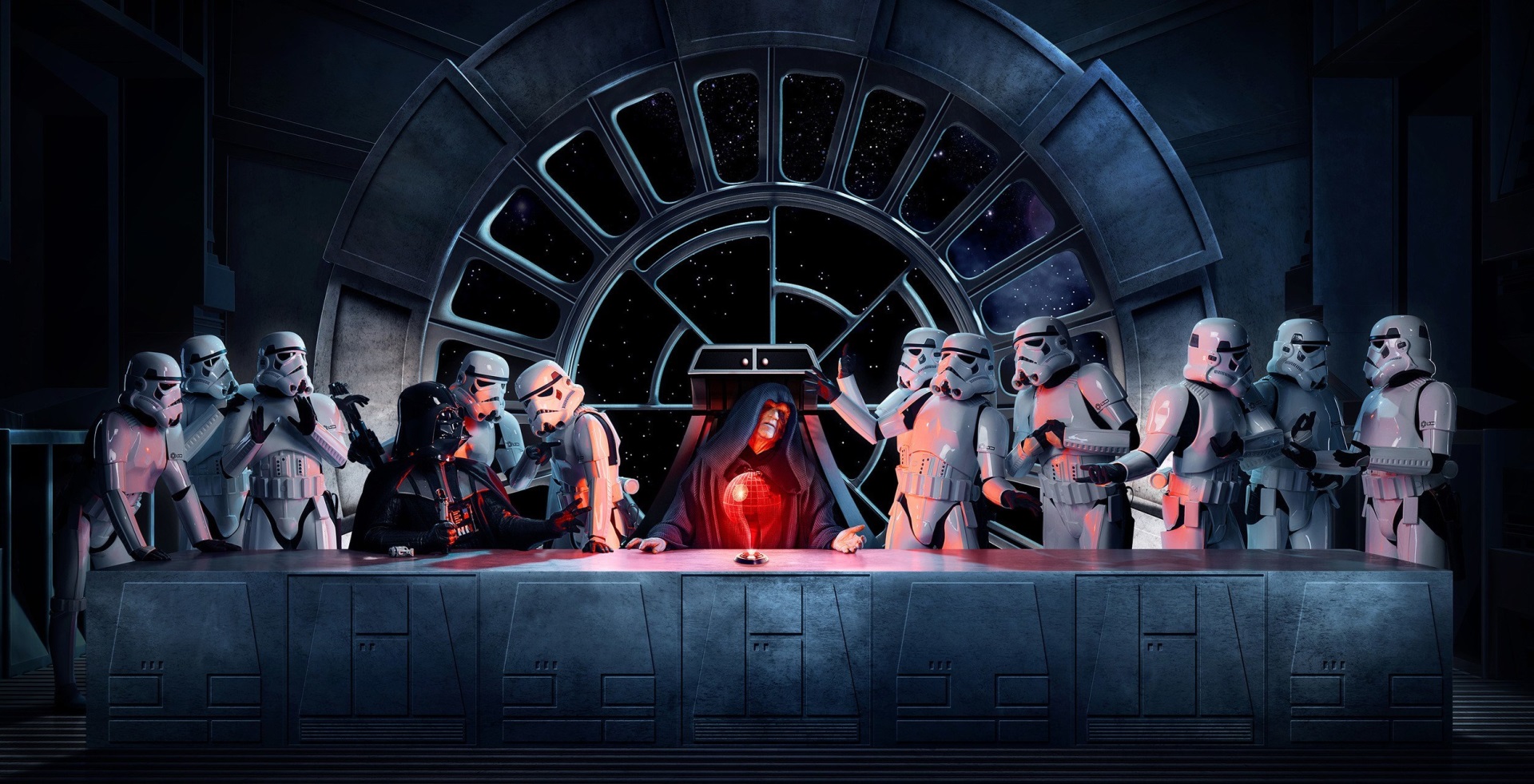 Star Wars The Last Supper Parody HD Wallpaper