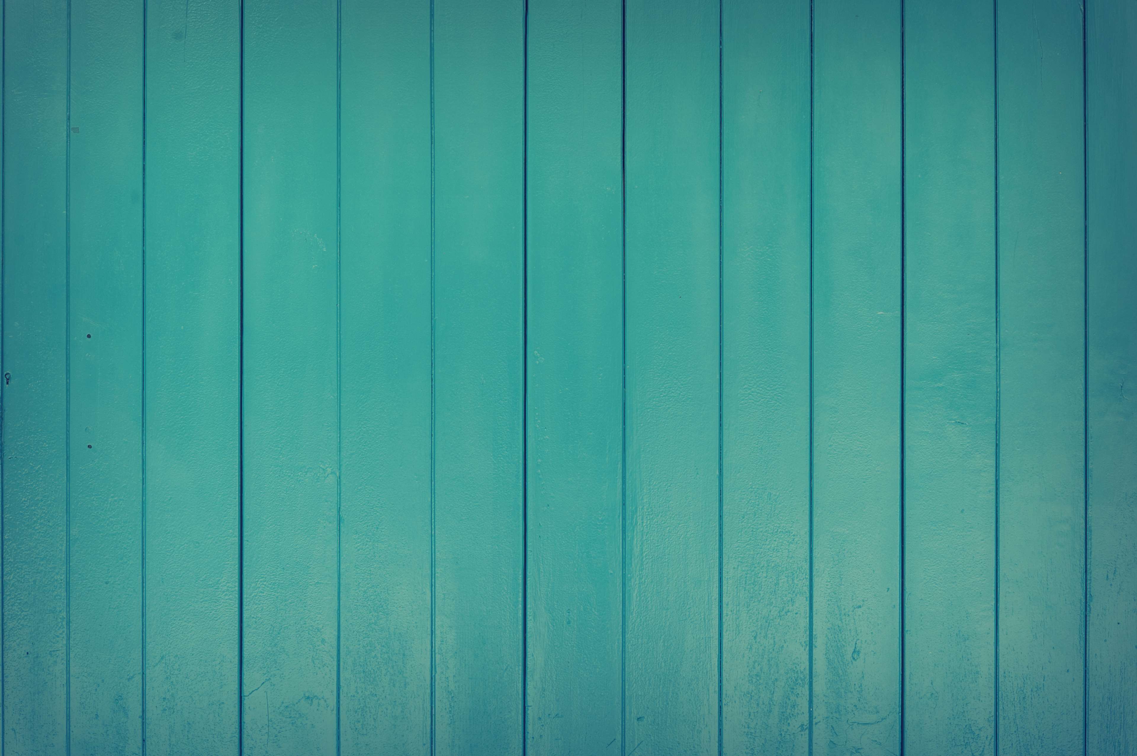 Turquoise wooden planks texture 4K HD Wallpaper